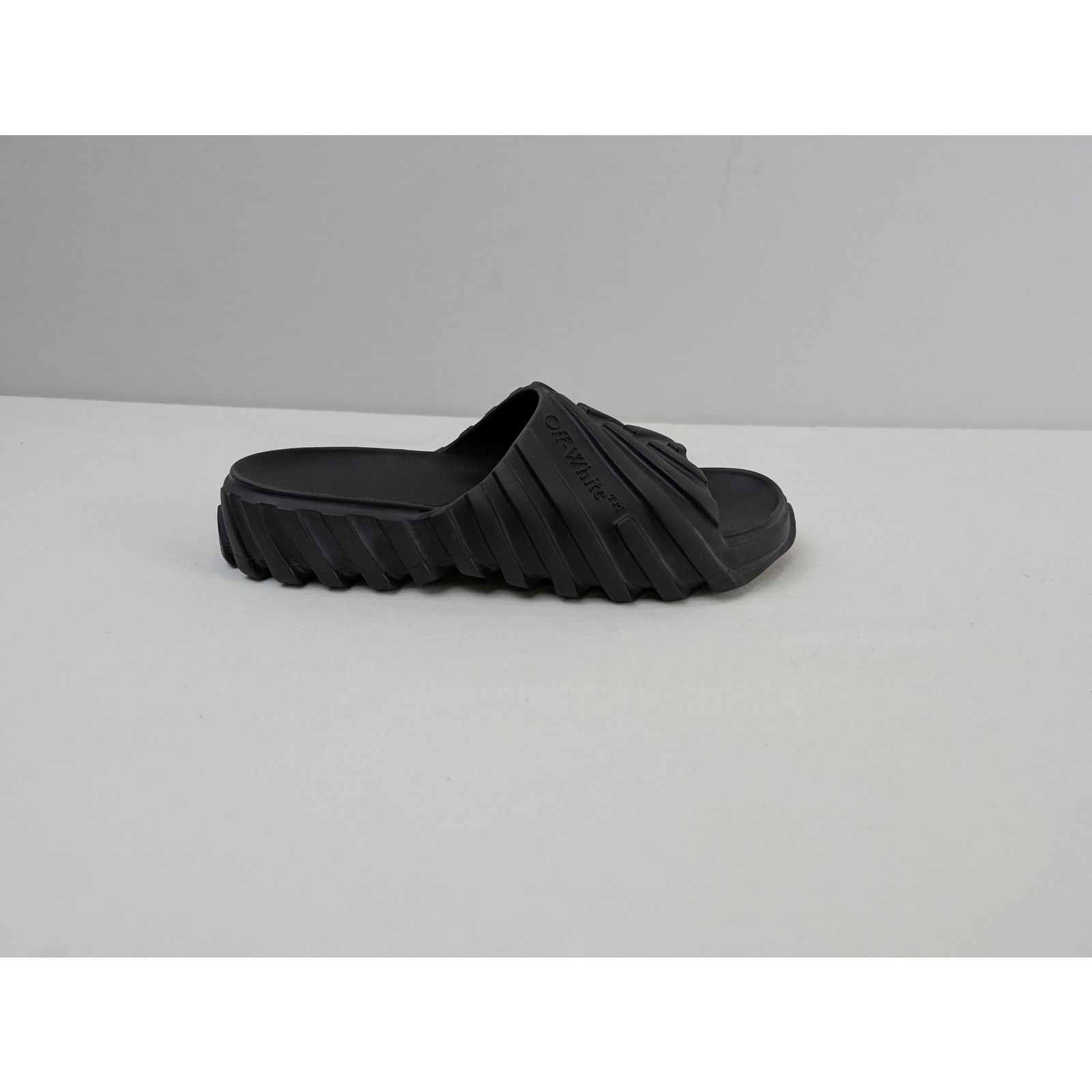 Off-White o1rshd1 Exploration Sliders Slippers in Black Size US 9 / EU 42 - 4 Thumbnail