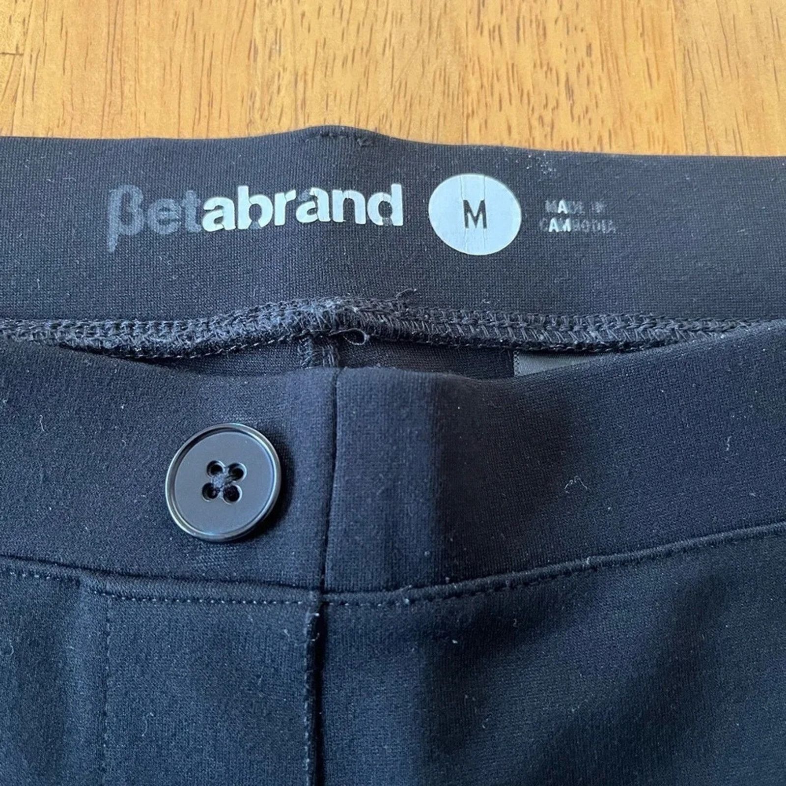 Betabrand Betabrand Crop Classic Yoga Dress pants in black,size Medium Size 32" / US 10 / IT 46 - 3 Thumbnail