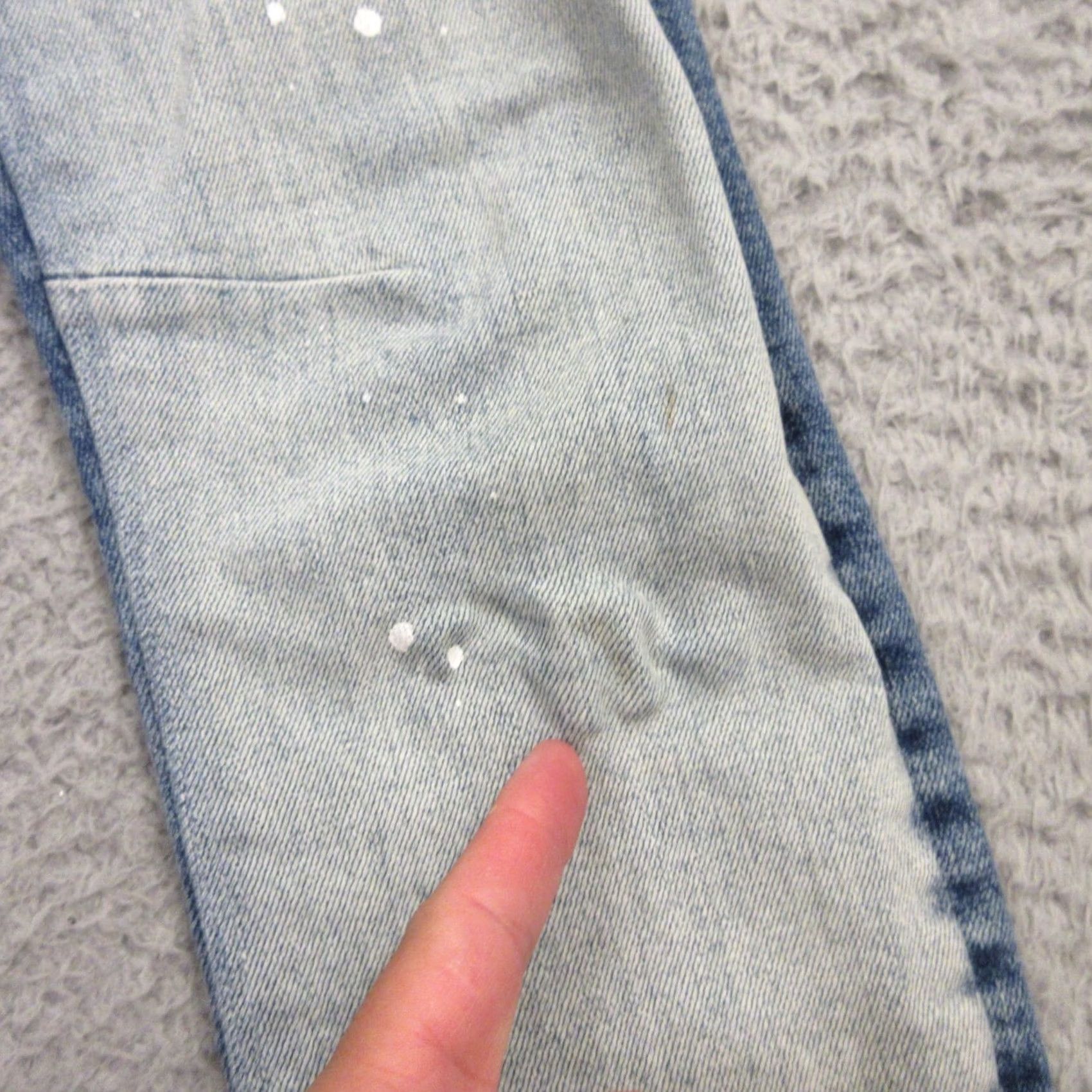 Rta RTA Jeans Skinny 26 Blue Denim 5-Pocket Distressed? (omit) 2 Tone Ankle Fray Hem Women’s Regular Size 26 Jeans Size 26" / US 2 / IT 38 - 2 Thumbnail