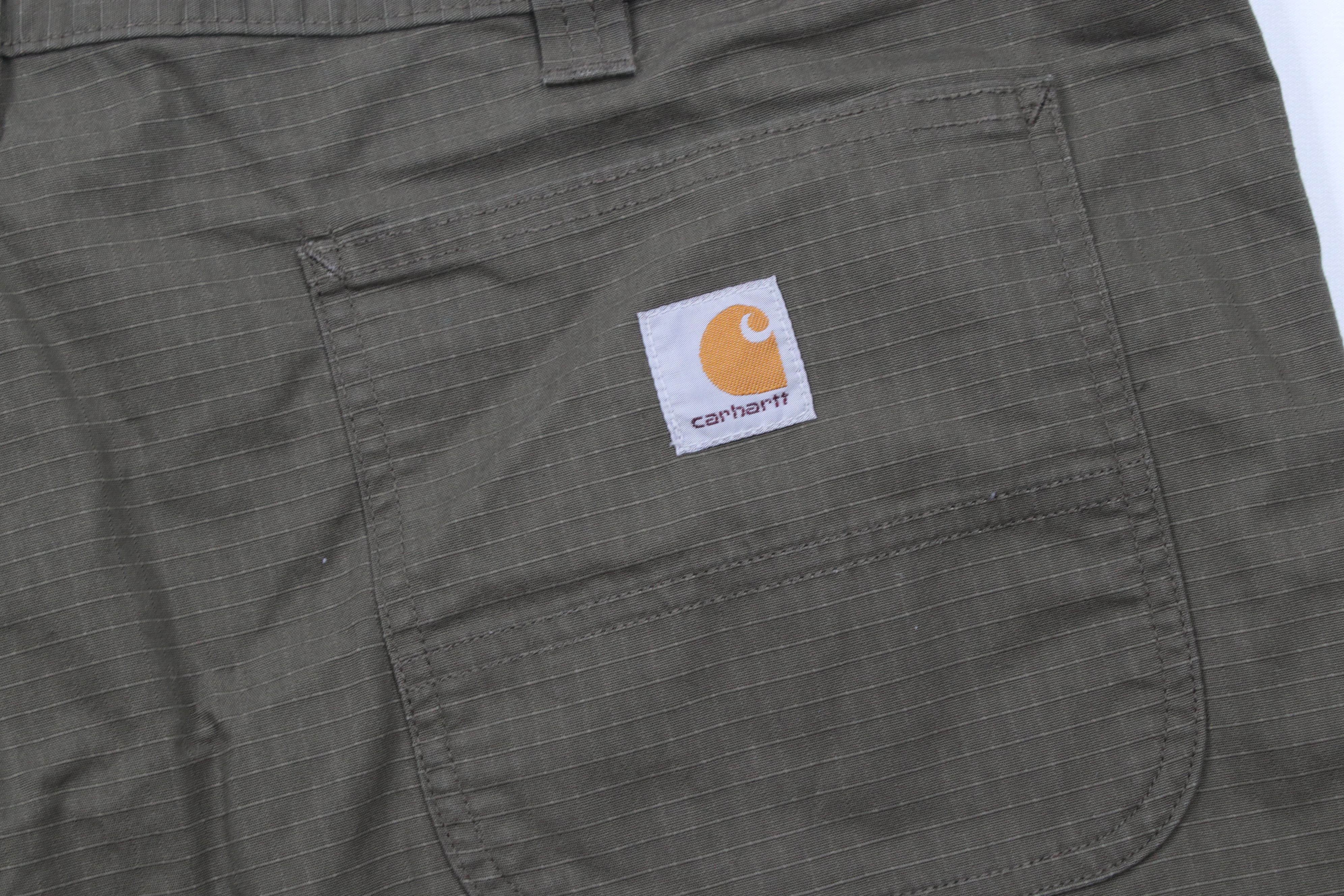 Carhartt × Vintage Vintage Y2K Carhartt Relaxed Fit Ripstop Cargo Shorts Green Size US 42 / EU 58 - 11 Thumbnail
