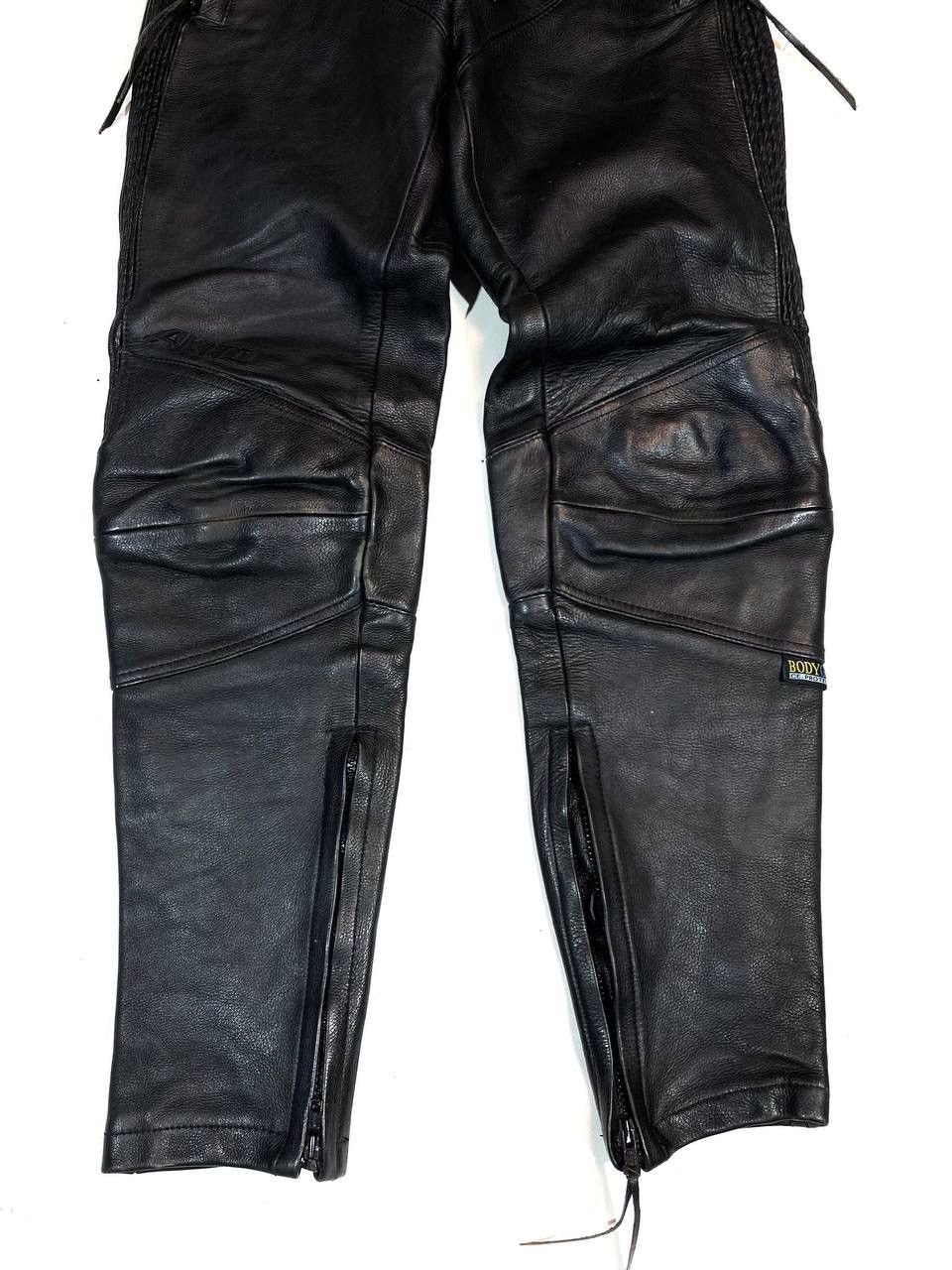 Japanese Brand Akito Racing Moto Leather Pants Vintage Size US 29 - 3 Thumbnail