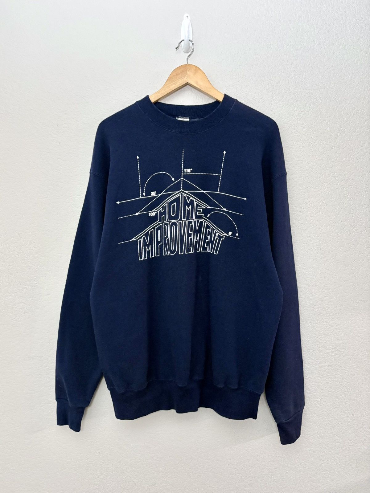 Vintage 90’s Home Improvement Vintage Sweatshirt Size US XL / EU 56 / 4 - 1 Thumbnail