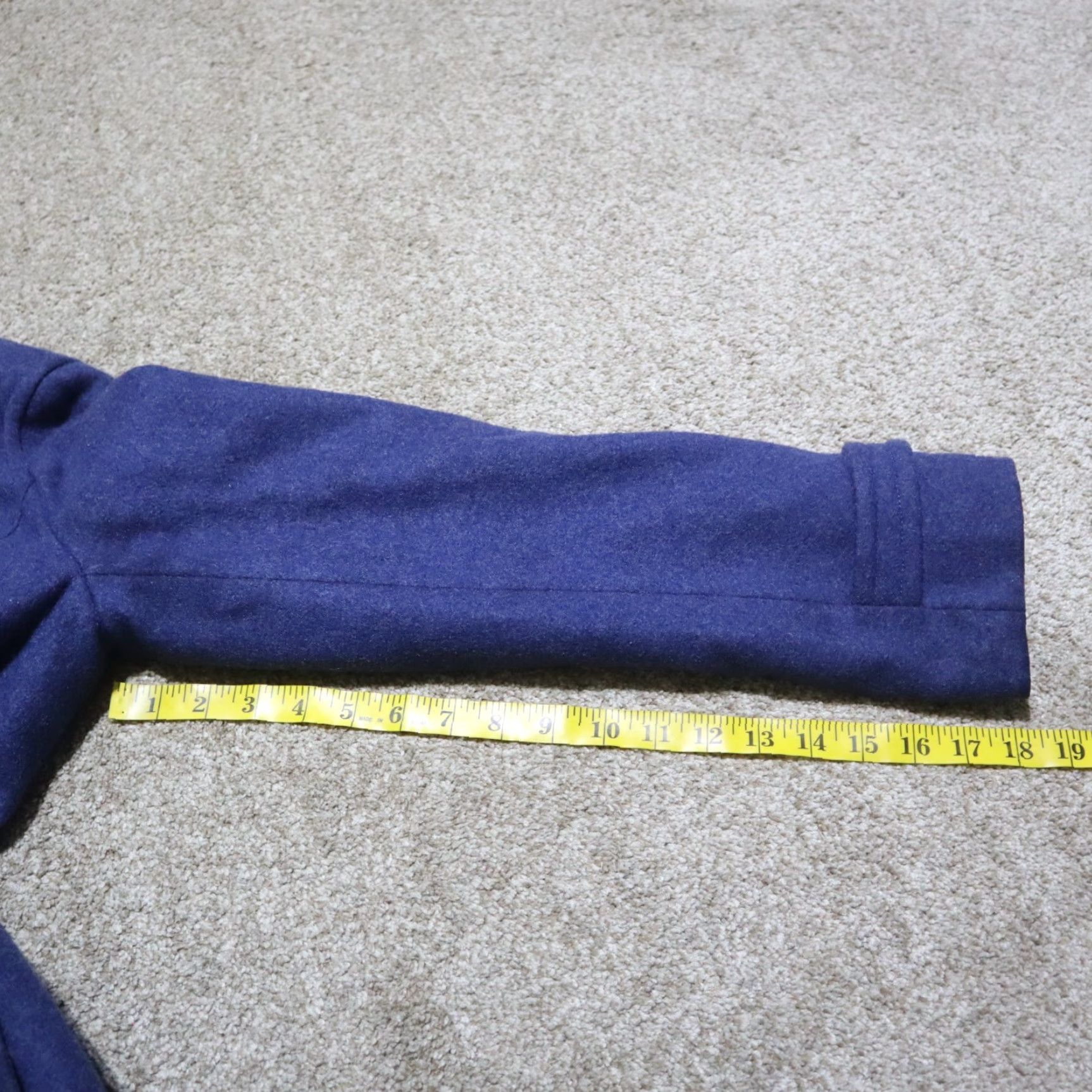 Vintage VINTAGE Delia's Navy Blue Wool Jacket Adult Women M Navy Blue Wool Jacket Lined Coat Size M / US 6-8 / IT 42-44 - 7 Thumbnail