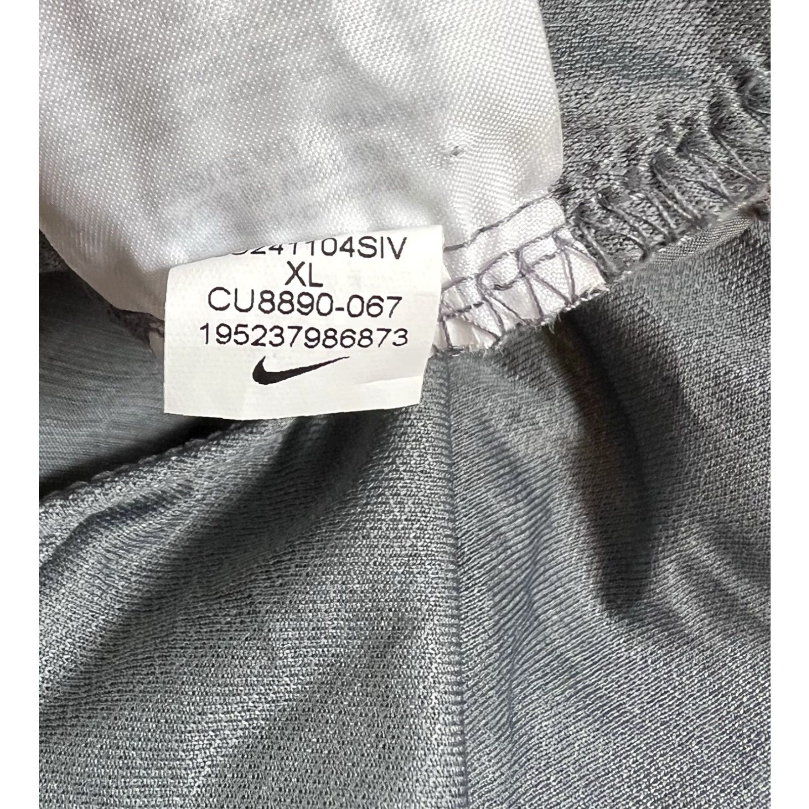 Nike Nike Women's Dri Fit Tempo Mid Rise Lined Running Shorts CU8890-067 XL Gray Athletic Activewear Size 40" / US 18 - 7 Thumbnail