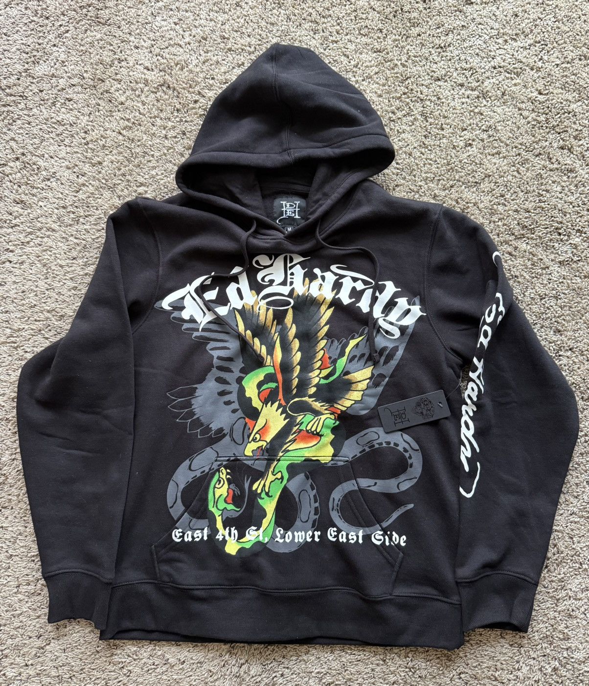 Ed Hardy Ed Hardy big 3D print tatto Hoodie M size Size US M / EU 48-50 / 2 - 1 Thumbnail