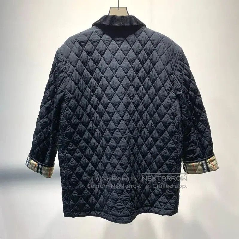Burberry Burberry Men's Black Quilted Cotton Jacket. Size US XL / EU 56 / 4 - 6 Thumbnail