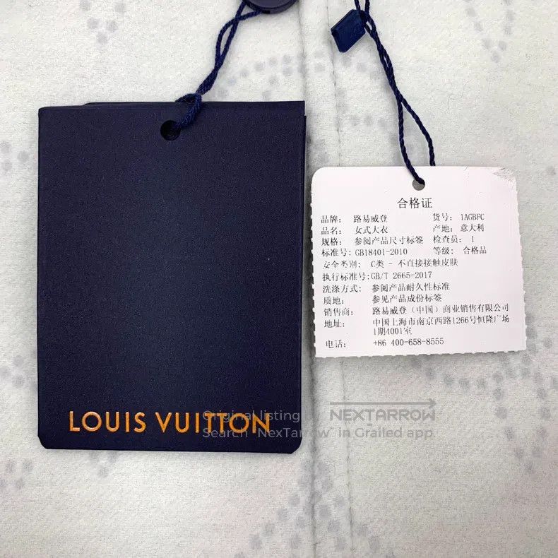 Louis Vuitton Louis Vuitton 25 wool bathrobe coats with presbyopic print Size XS / US 0-2 / IT 36-38 - 7 Thumbnail