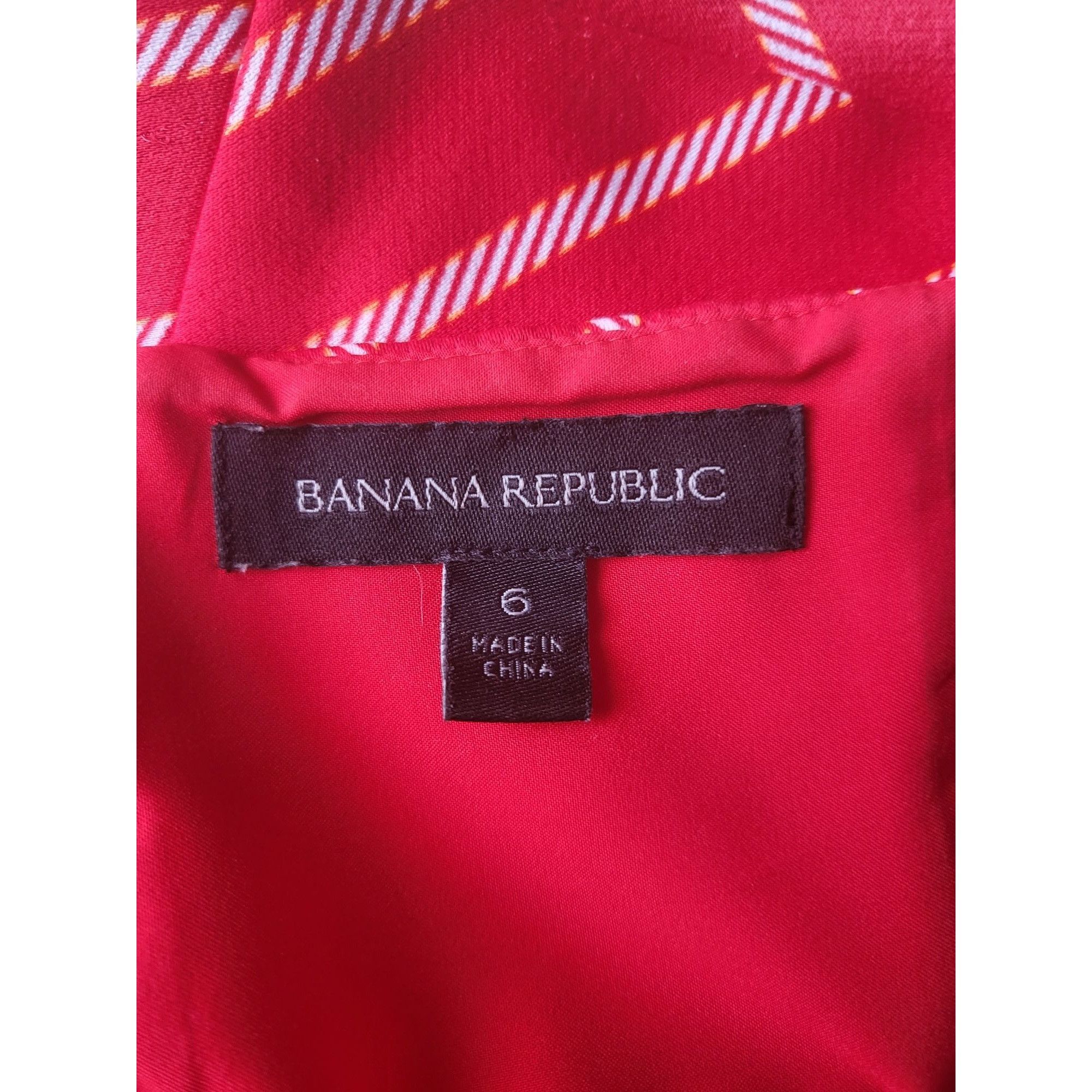 Banana Republic Banana Republic Fit And Flare Dress Women Sz 6 Strappy Strip Size M / US 6-8 / IT 42-44 - 7 Thumbnail