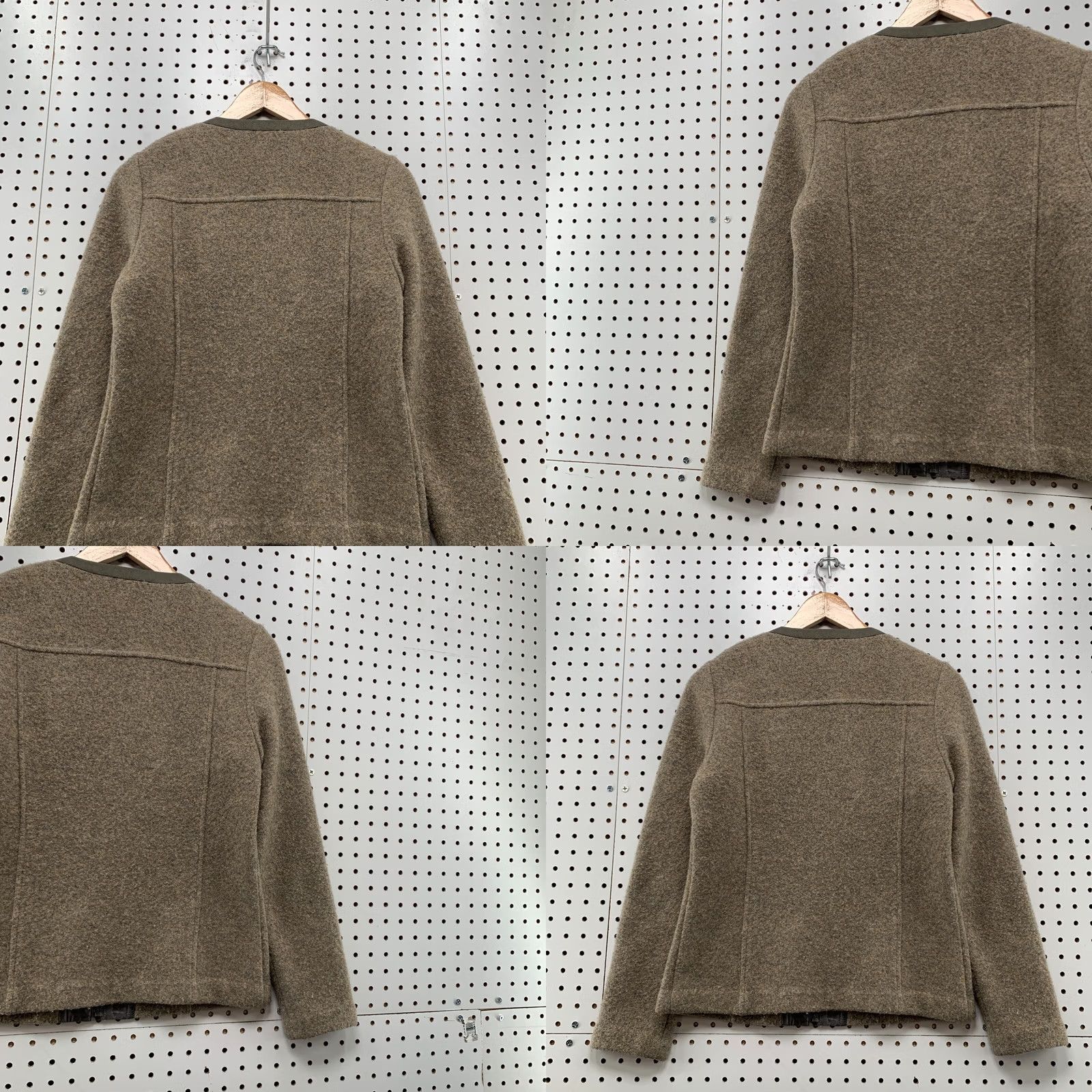 Pendleton Pendleton 100% Lambs Wool Cardigan Sweater Gray Womens Small Full Zip Cardigan Wool Adult Small Gray Pendleton Sleeve Long Sleeve Solid Pattern Womens Size S / US 4 / IT 40 - 10 Thumbnail