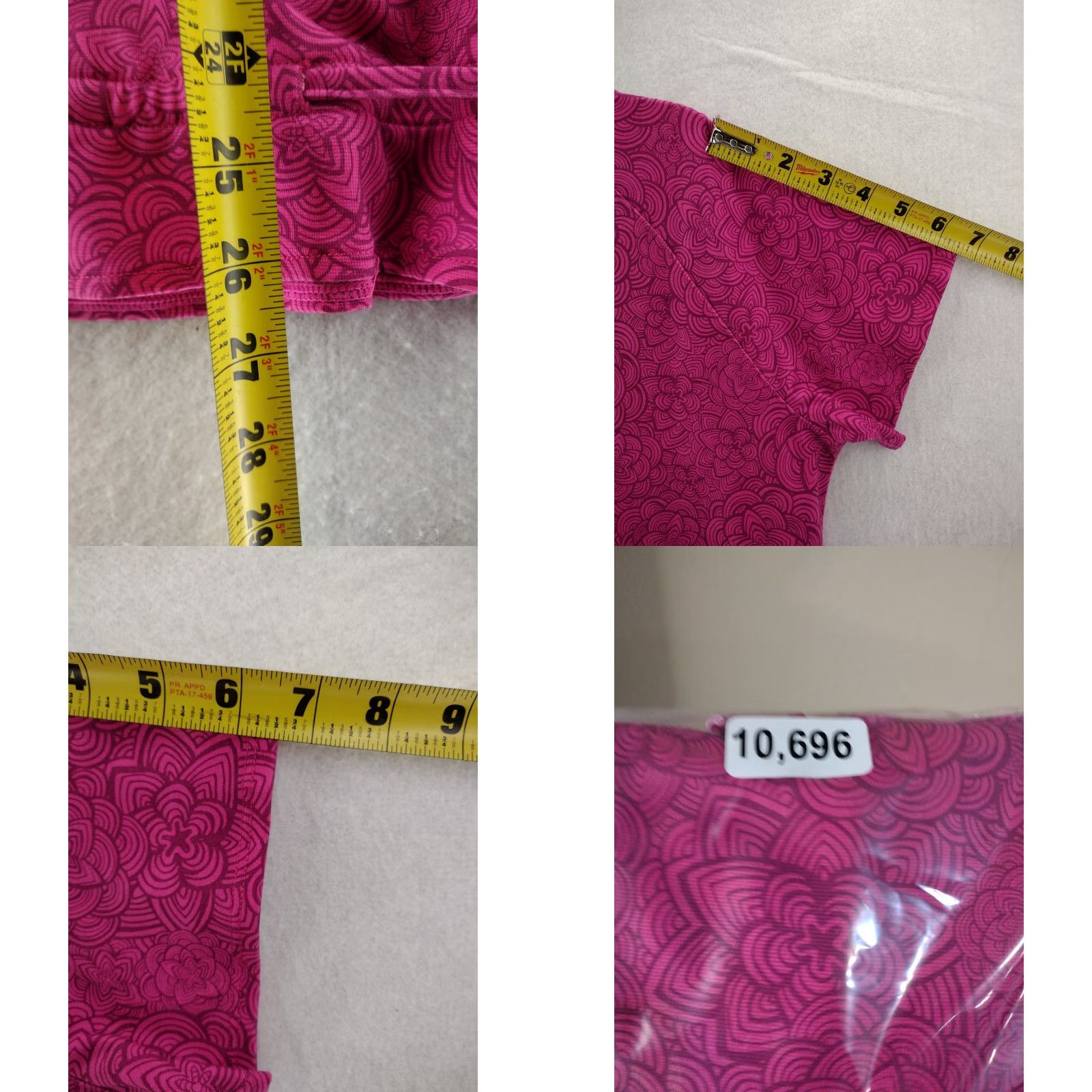 Merrell Merrell Shirt Womens M Short Sleeve Casual Purple pink red Henley Button T-Shirt Basic All Seasons Modern Regular Size M / US 6-8 / IT 42-44 - 9 Thumbnail