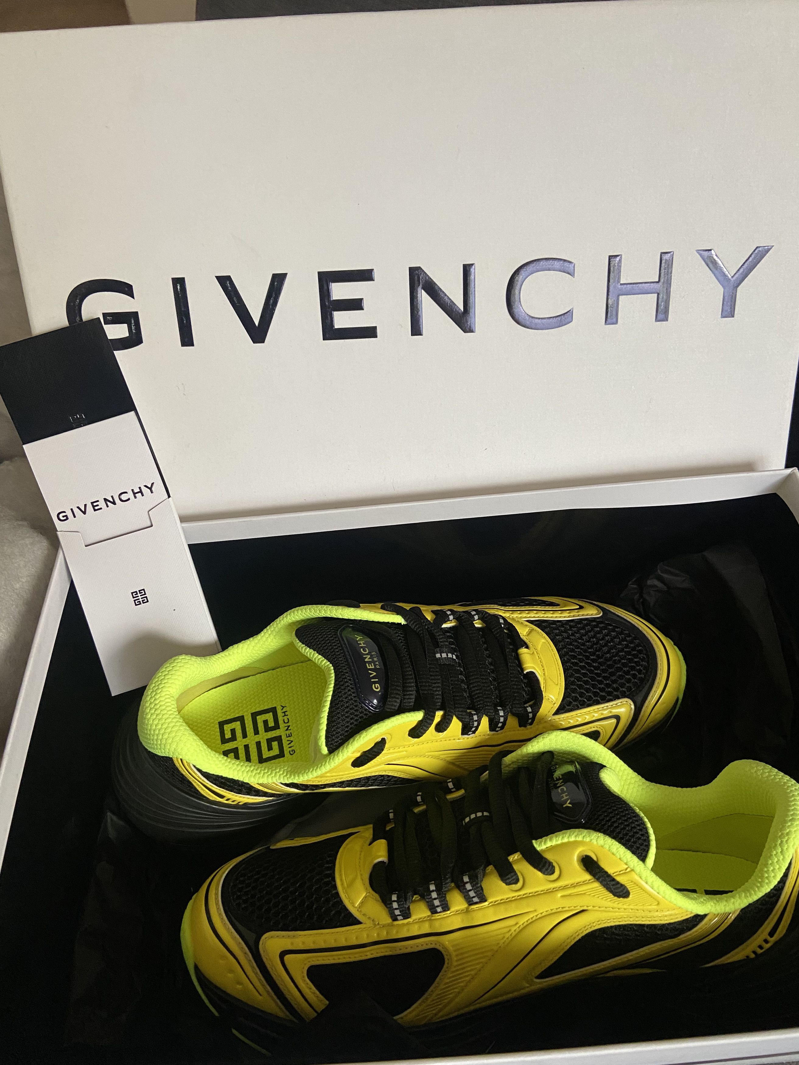 Givenchy Givenchy TK-MX Runner Yellow & Black Size US 9 / EU 42 - 6 Thumbnail