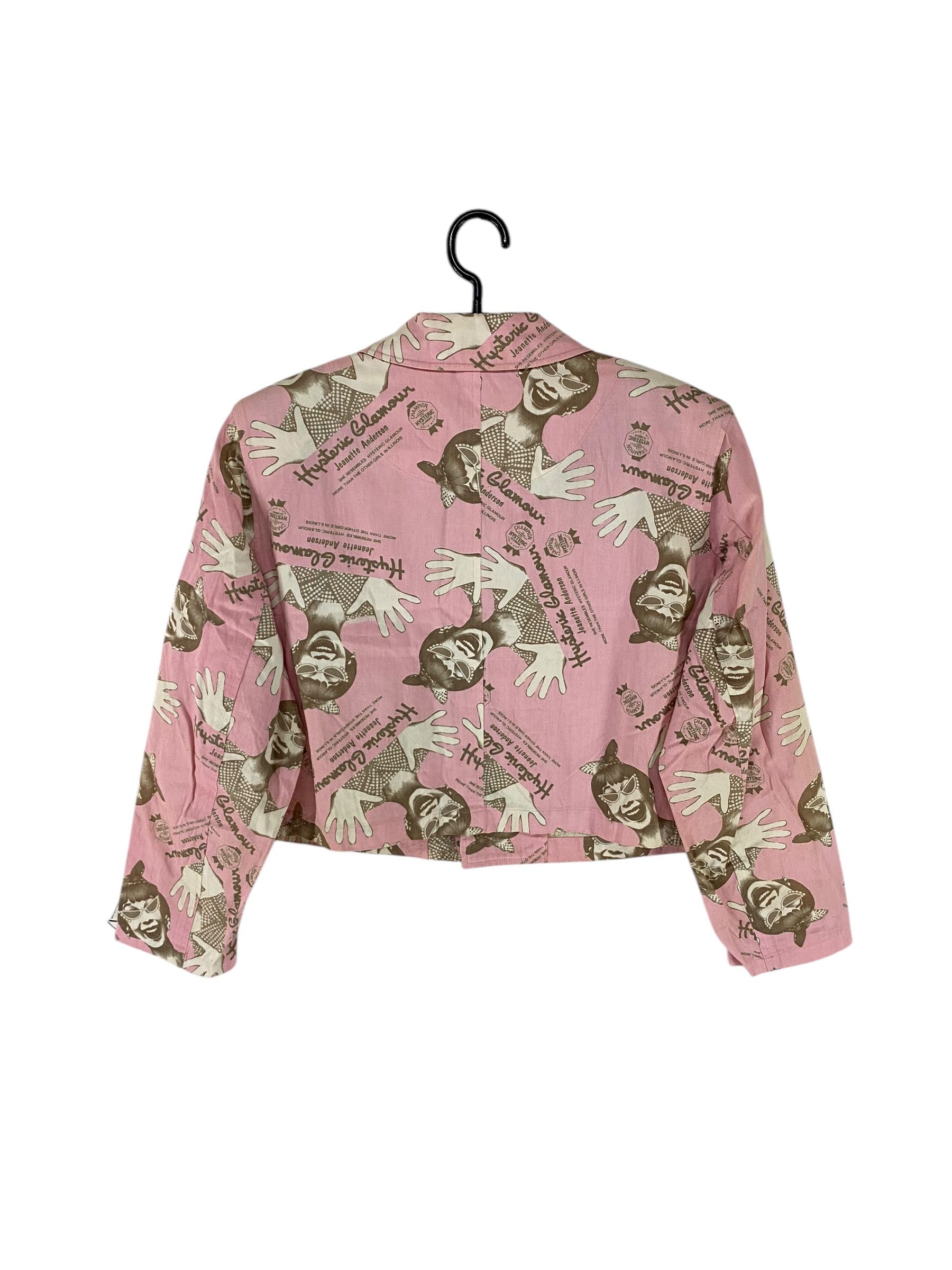Designer × Hysteric Glamour 1980s Hysteric glamour Nobu allover print cropped jacket Size M / US 6-8 / IT 42-44 - 2 Thumbnail