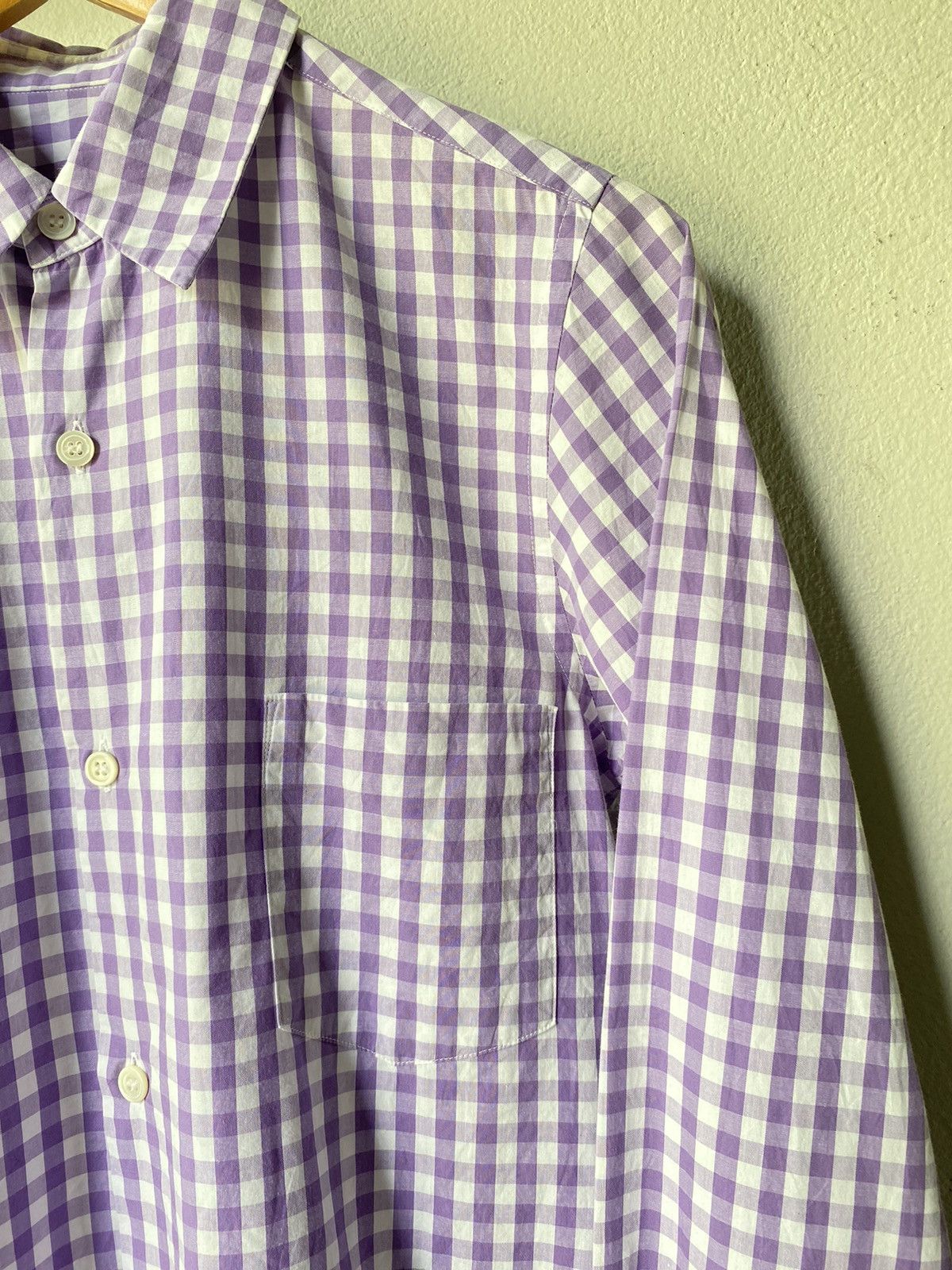 Comme des Garcons Comme des Garcons purple plaid shirt Size US M / EU 48-50 / 2 - 7 Thumbnail