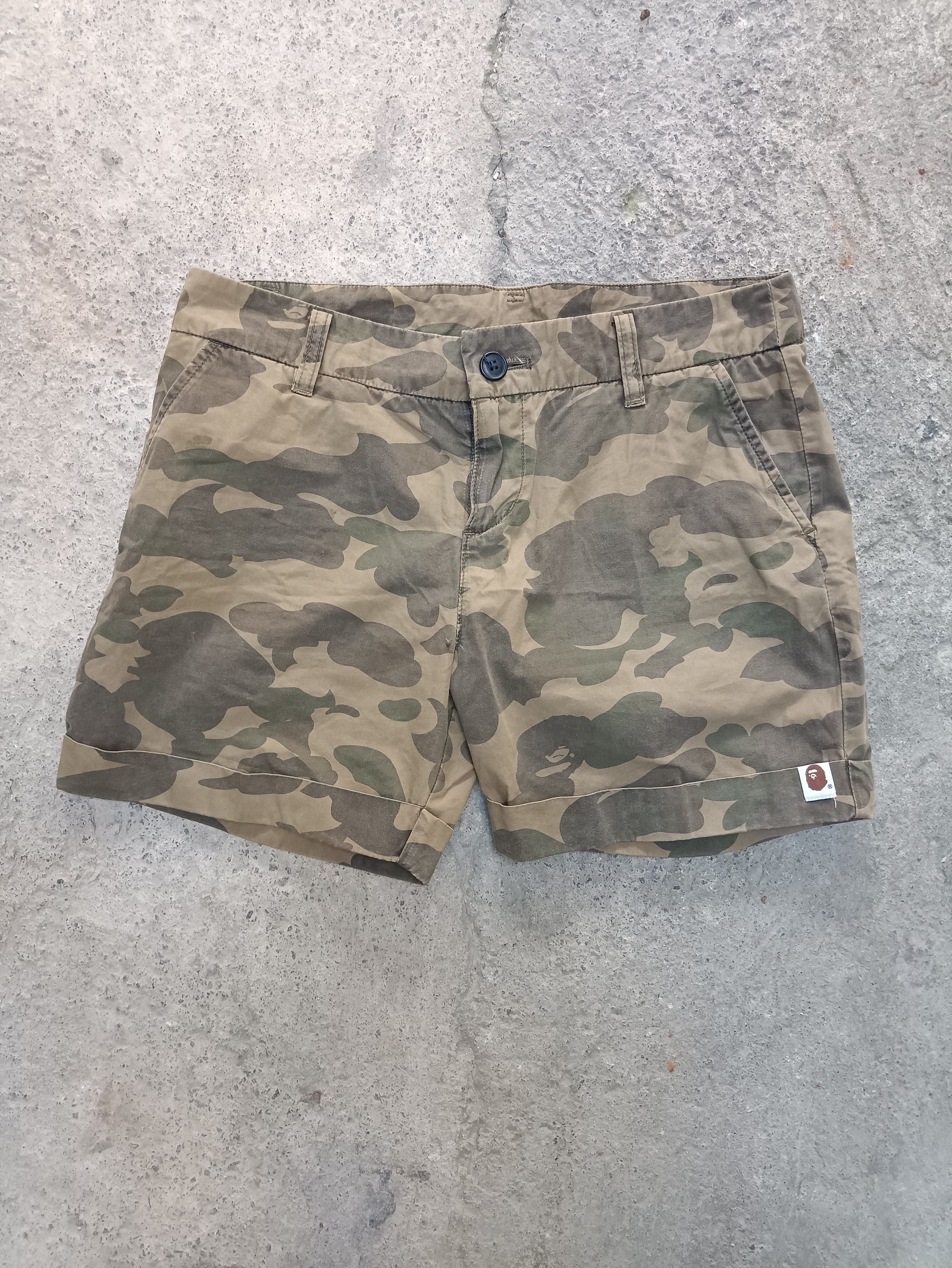 Image of Bape Camo Short Pants, Women's (Size 30)