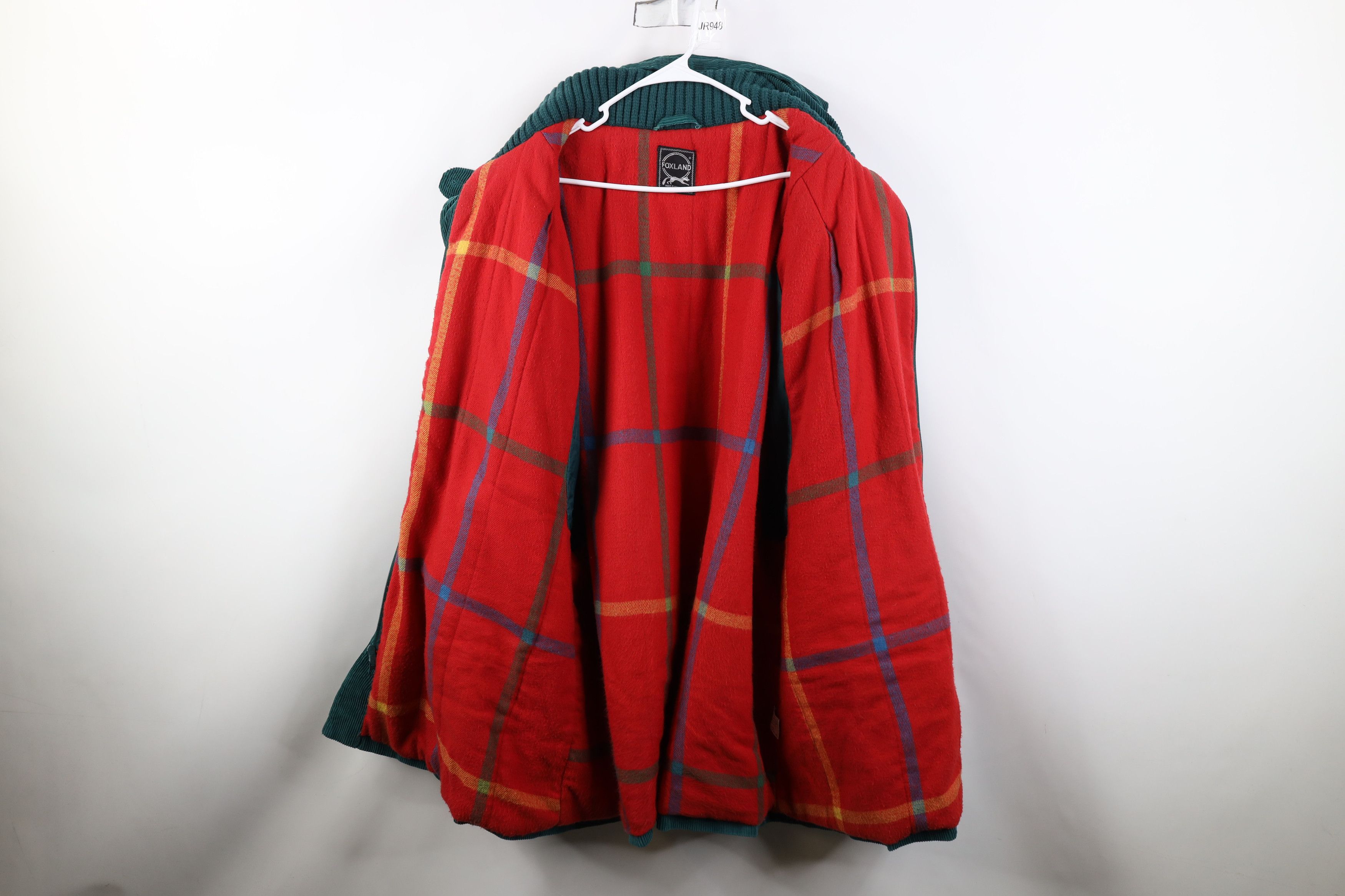 Vintage Vintage 80s 90s Streetwear Lined Hooded Corduroy Jacket Size L / US 10 / IT 46 - 10 Thumbnail