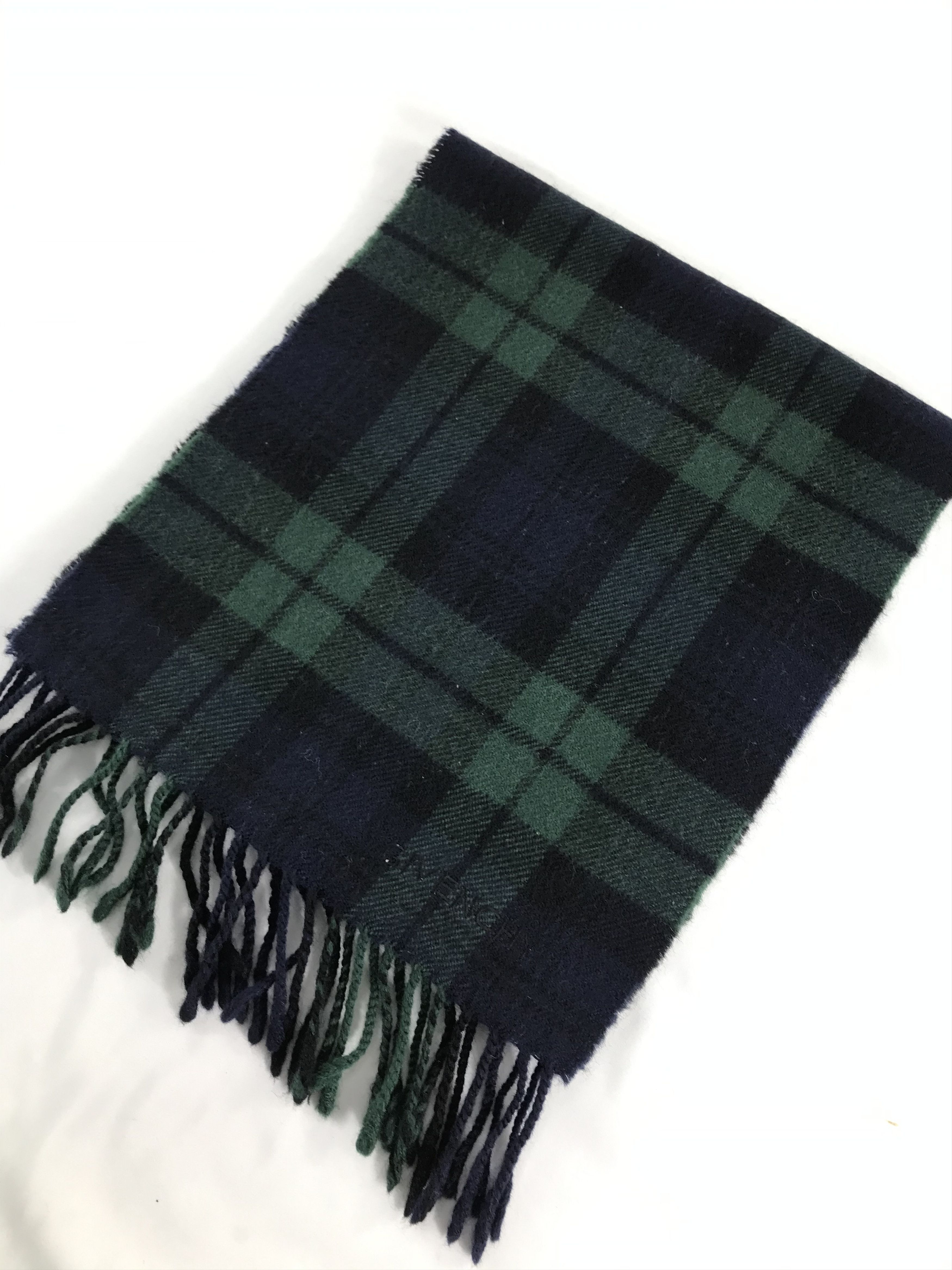 Givenchy Givenchy Tartan Wool Scarf Muffler Neck Wrap V268 Size ONE SIZE - 3 Thumbnail