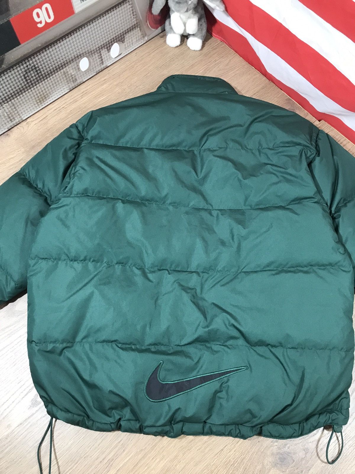 Nike × Vintage Very Rare Vintage Nike Big Swoosh Down Puffer Jacket 90s Size US M / EU 48-50 / 2 - 1 Thumbnail