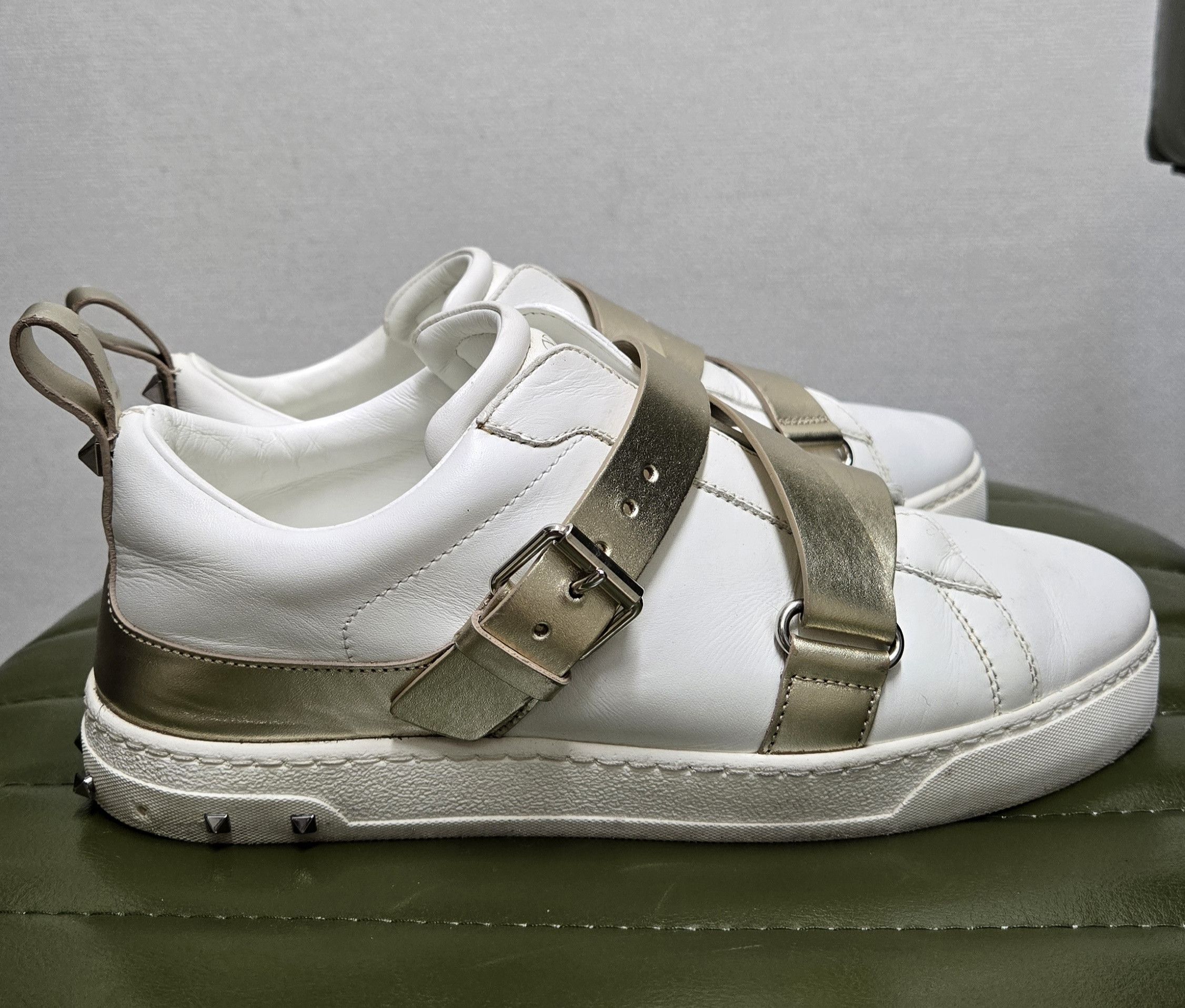Valentino Valentino Rockstud Strappy Sneakers Women's US 7.5 / EU 37.5 Size US 7.5 / IT 37.5 - 3 Thumbnail