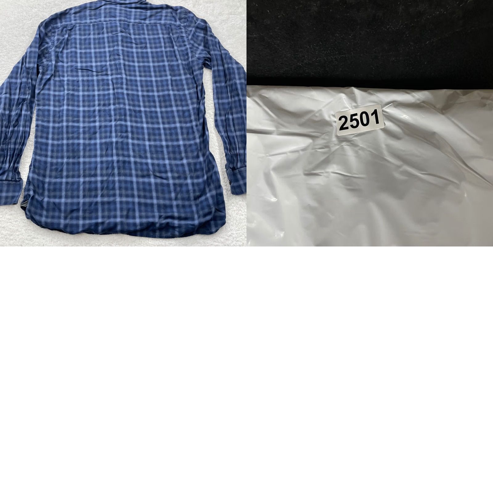 Ermenegildo Zegna Ermenegildo Zegna Shirt Button Down Long Sleeve Plaid Check Cotton Blue L Mens Size US L / EU 52-54 / 3 - 8 Thumbnail