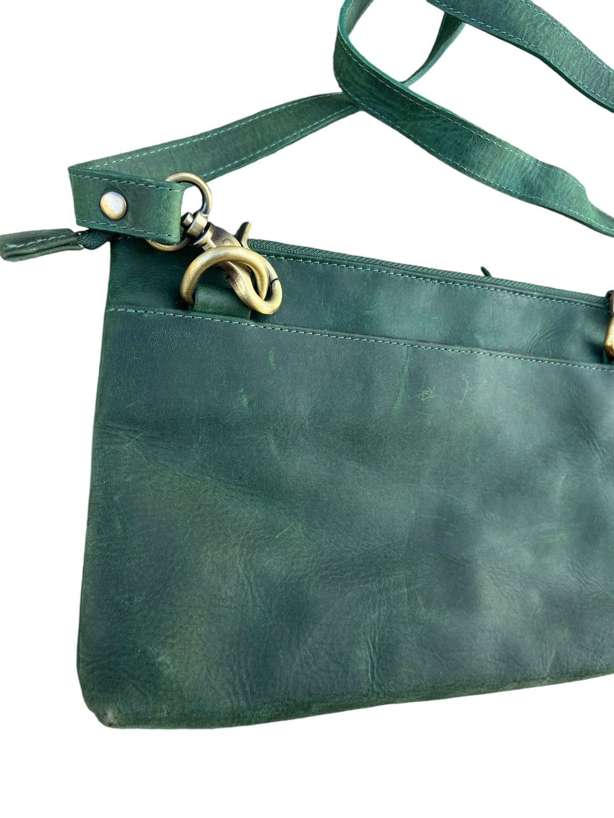 Leather Hallelujah Japan Scratches Patina Leather Sacoche Bag Size ONE SIZE - 12 Thumbnail