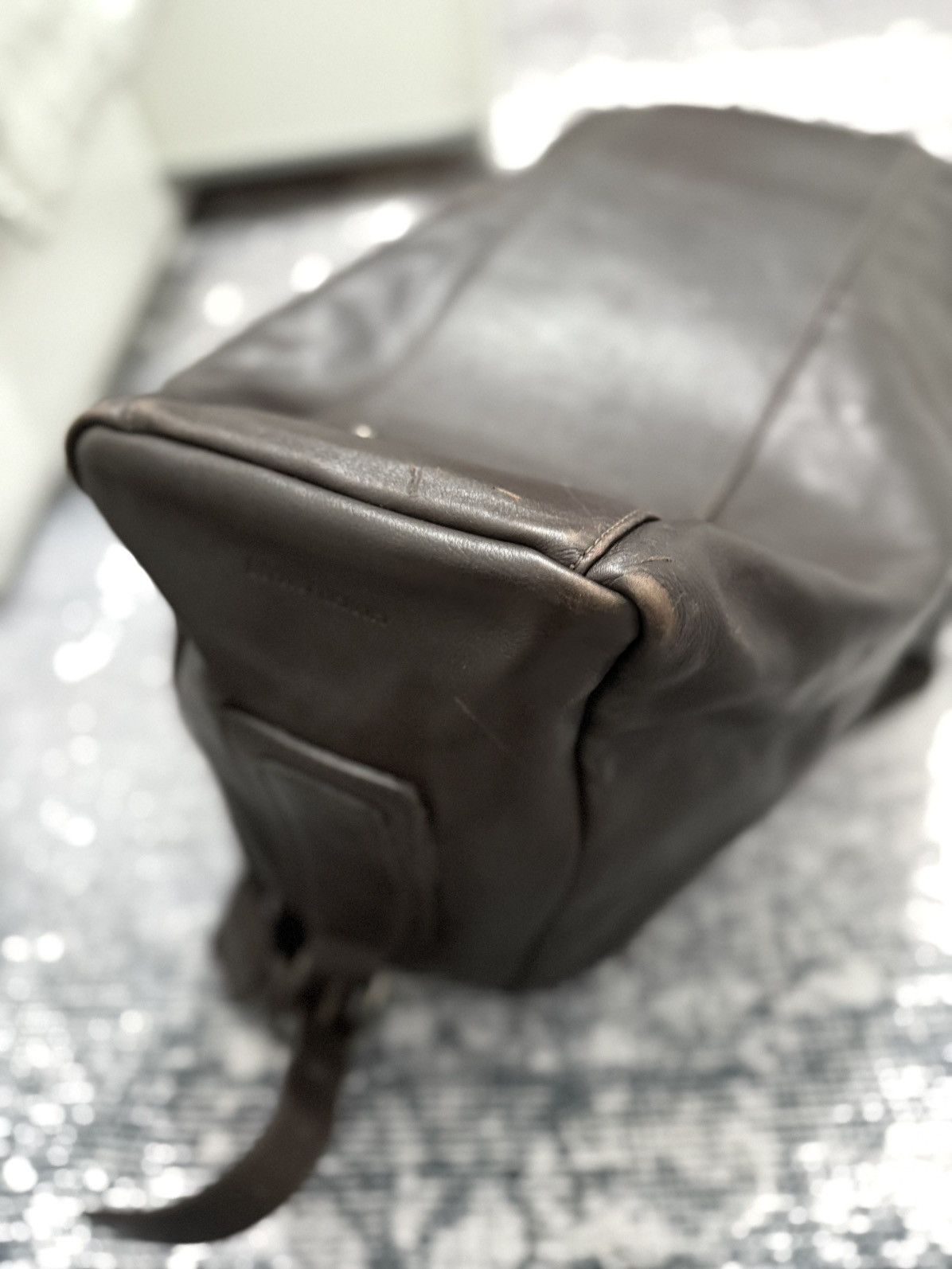 Giorgio Armani Giorgio Armani Leather Travel Bag Size ONE SIZE - 8 Thumbnail