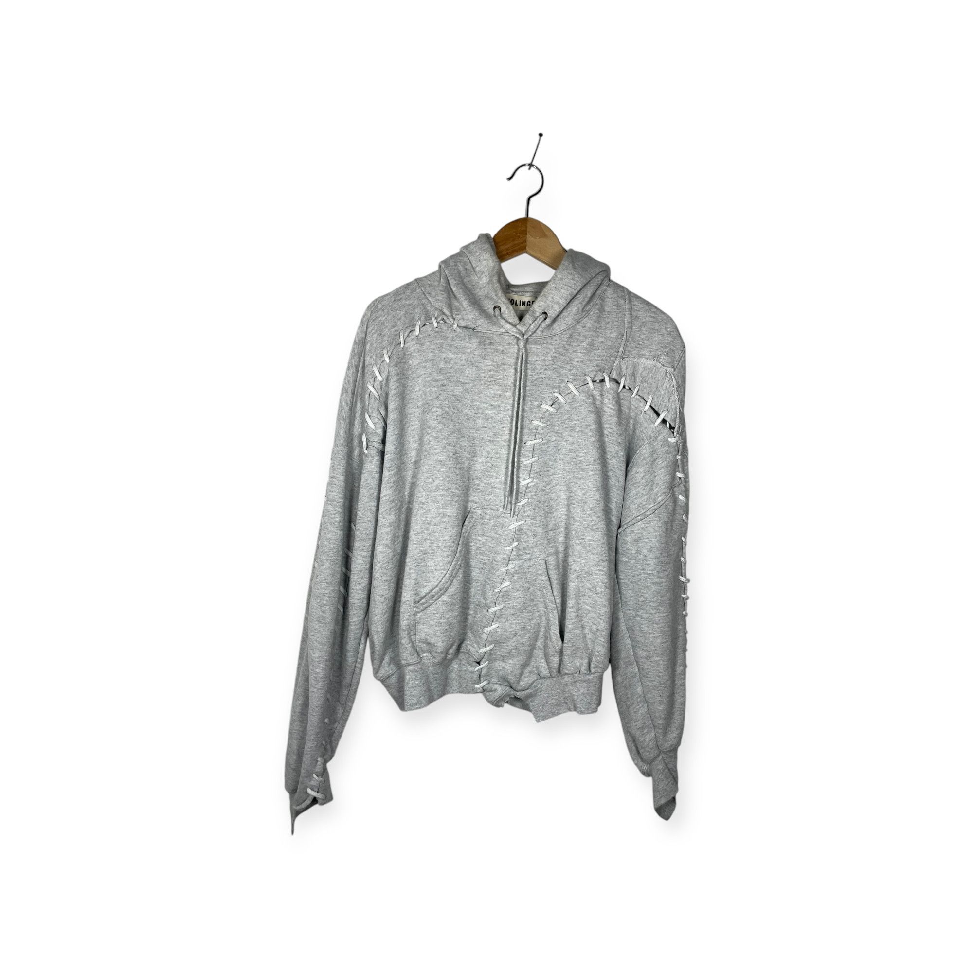 Ottolinger Slash and Lace Hoodie (Sample) Size S / US 4 / IT 40 - 1 Thumbnail