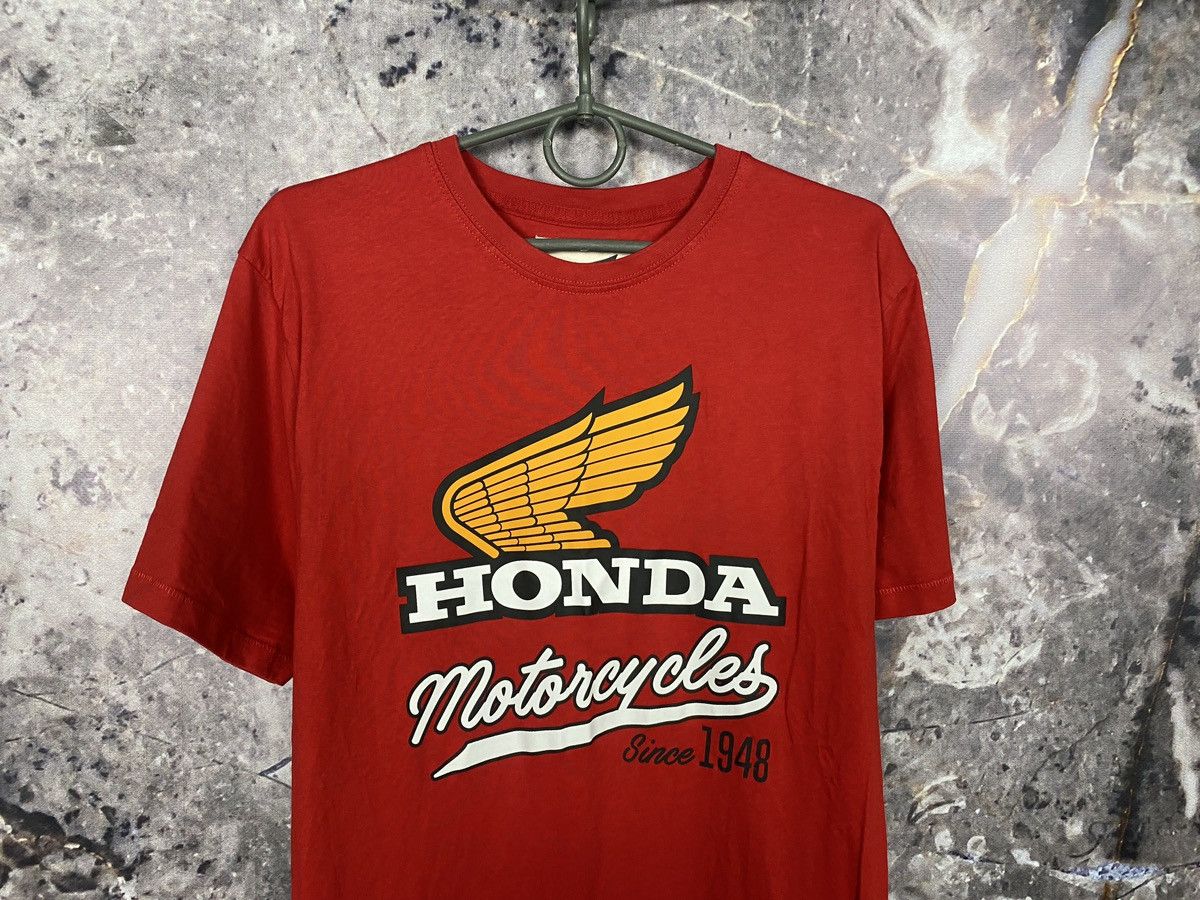 Honda × Vintage Men’s Honda Motorcycle T-Shirt Racing Vintage Size Medium Size US M / EU 48-50 / 2 - 2 Thumbnail