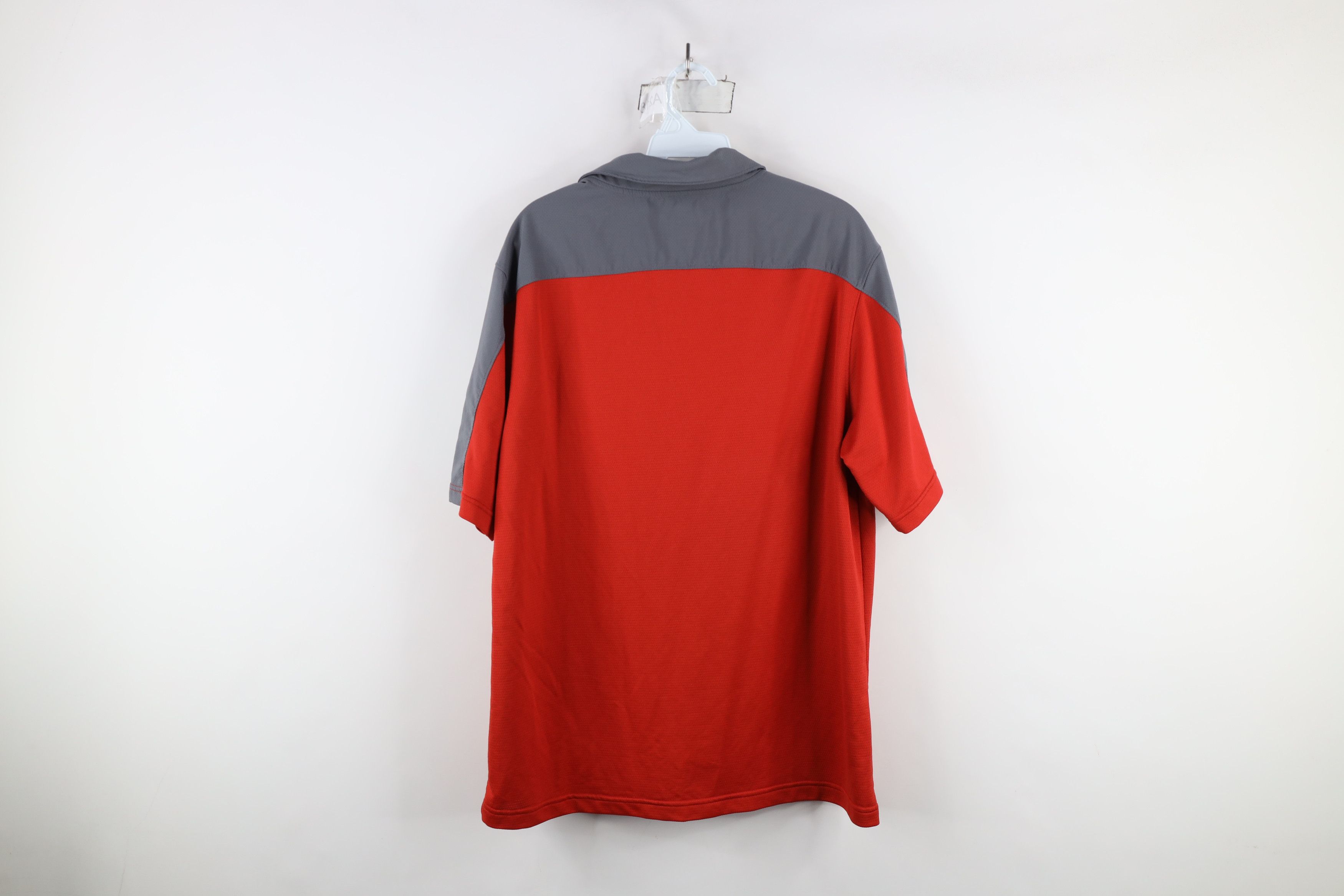 Nike × Vintage Vintage Nike ACG Travis Scott Mini Swoosh Half Zip Polo Size US L / EU 52-54 / 3 - 10 Thumbnail