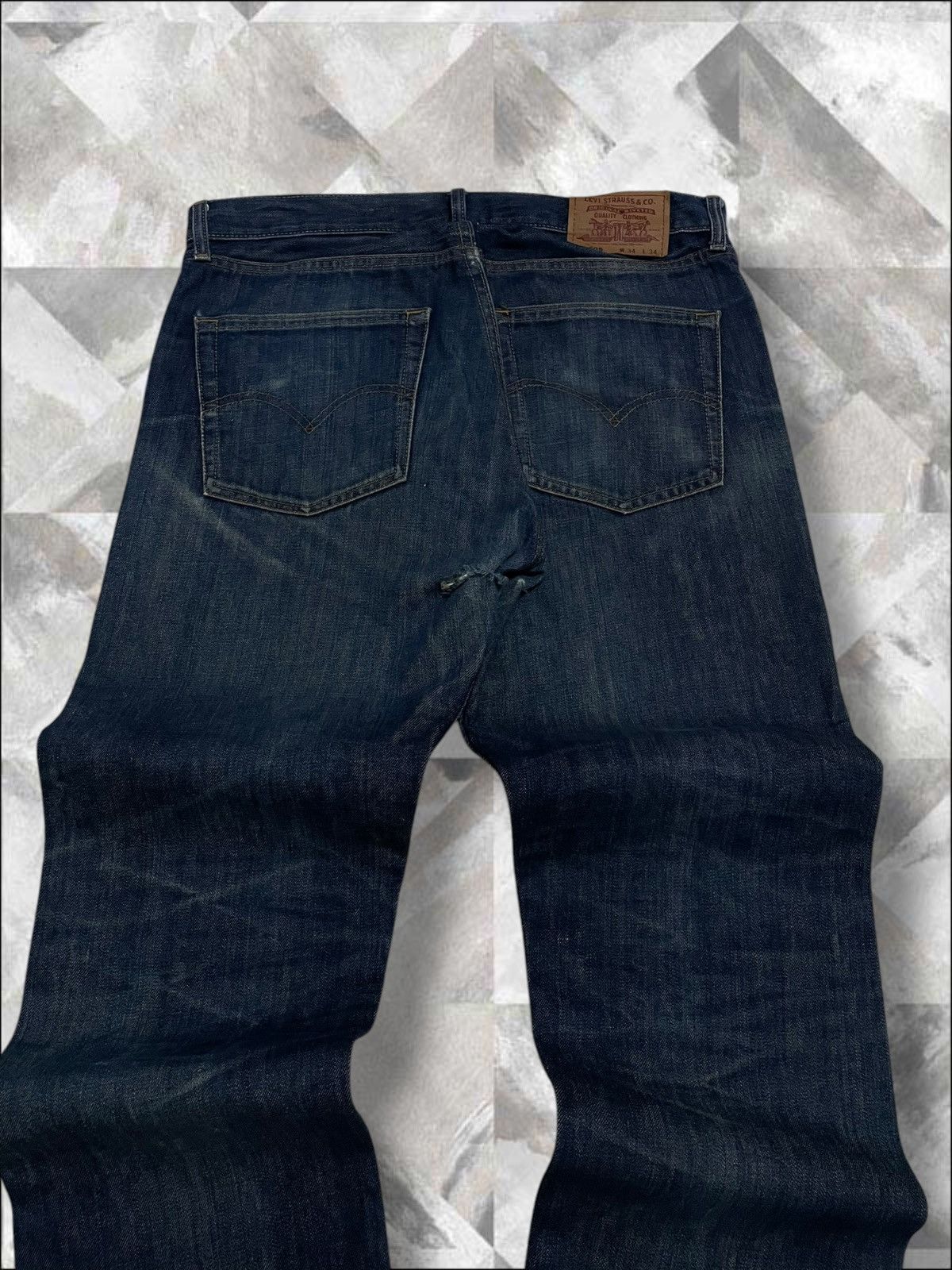 Levi's Vintage Clothing Vintage 1990s Designer Levis 505 Distressed Denim Style Size US 34 / EU 50 - 11 Thumbnail