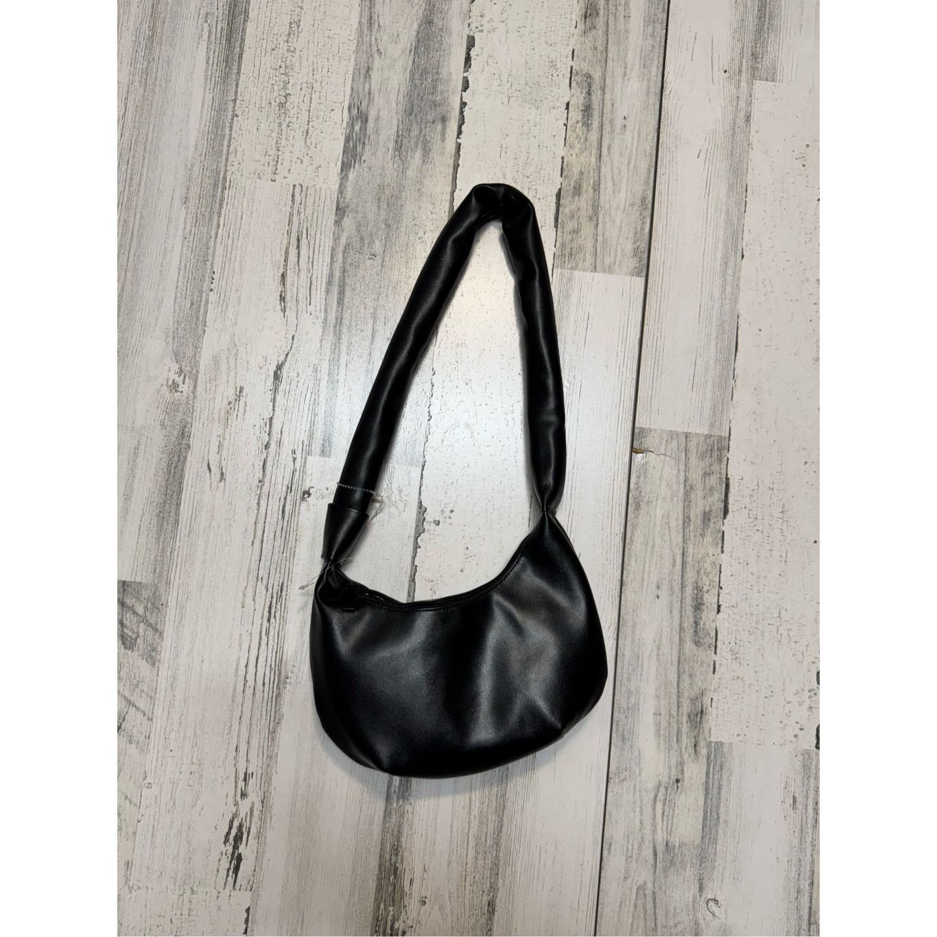 Betsey Johnson Betsey Johnson Black Faux Leather Shoulder Bag | Soft Hobo P Size ONE SIZE - 4 Thumbnail