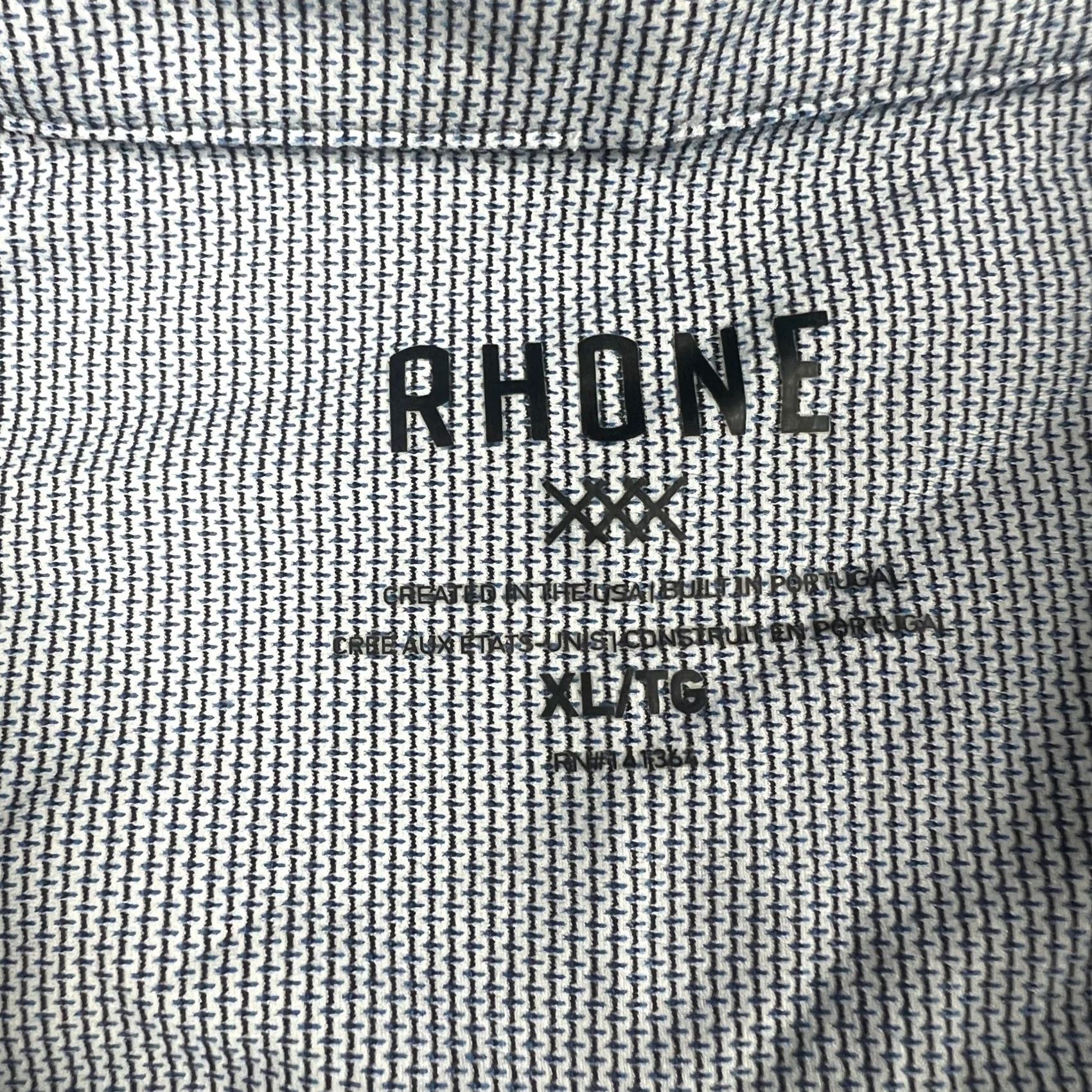 Rhone Rhone Commuter Shirt Stretch Long Sleeve Button XL Mens Blue Performance Shirt Size US XL / EU 56 / 4 - 3 Thumbnail