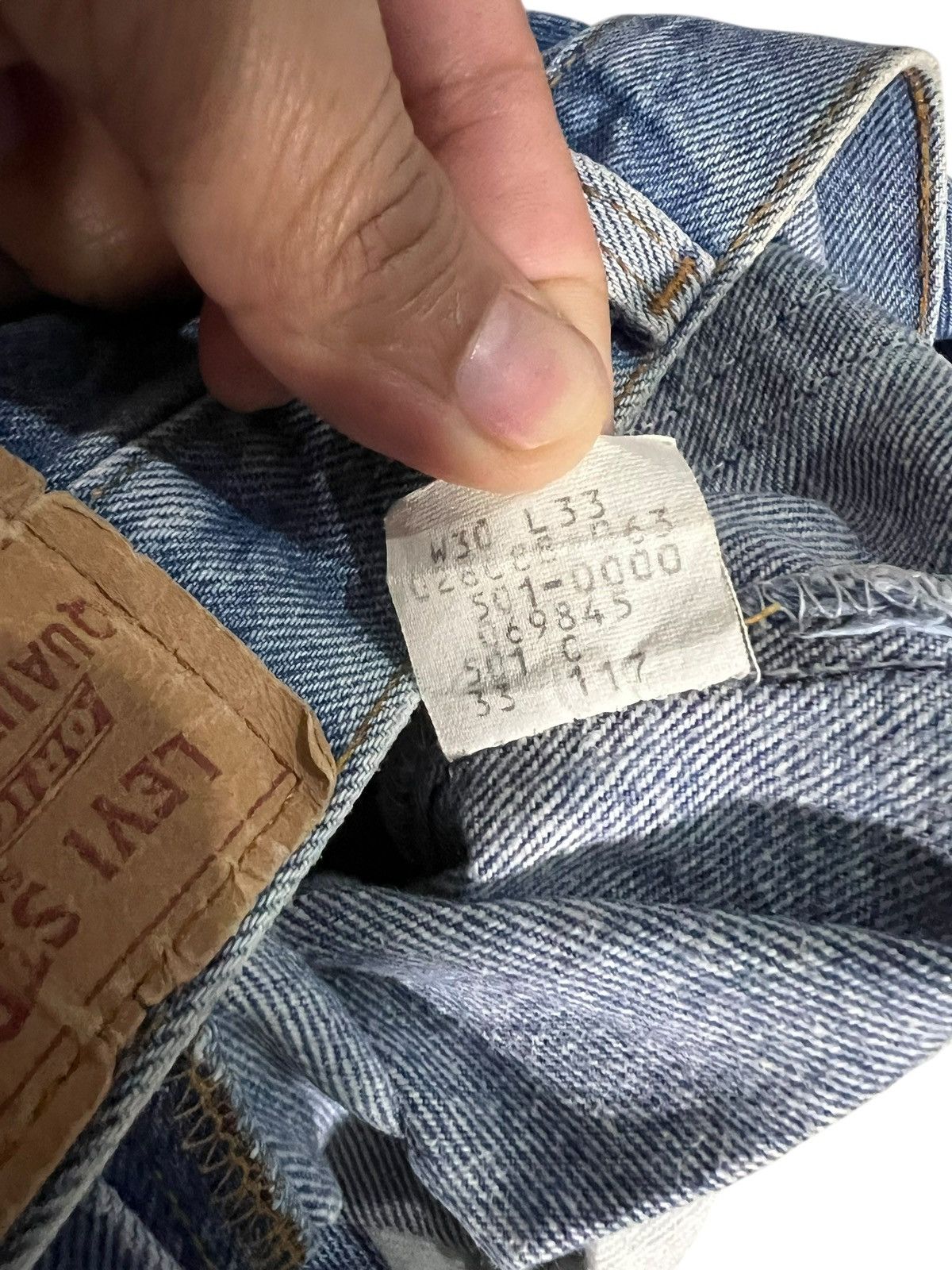 Levi's 80’s Levi’s 501 Light Wash Jean USA Size US 28 / EU 44 - 19 Thumbnail