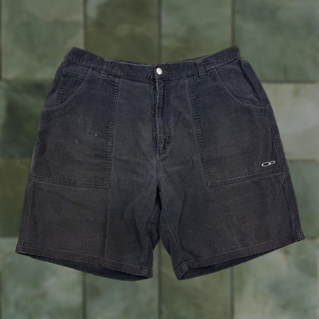 Ocean Pacific VINTAGE Ocean Pacific Corduroy Shorts Adult 38 Gray Grunge Y2K Baggy Mens Size US 38 / EU 54 - 1 Thumbnail