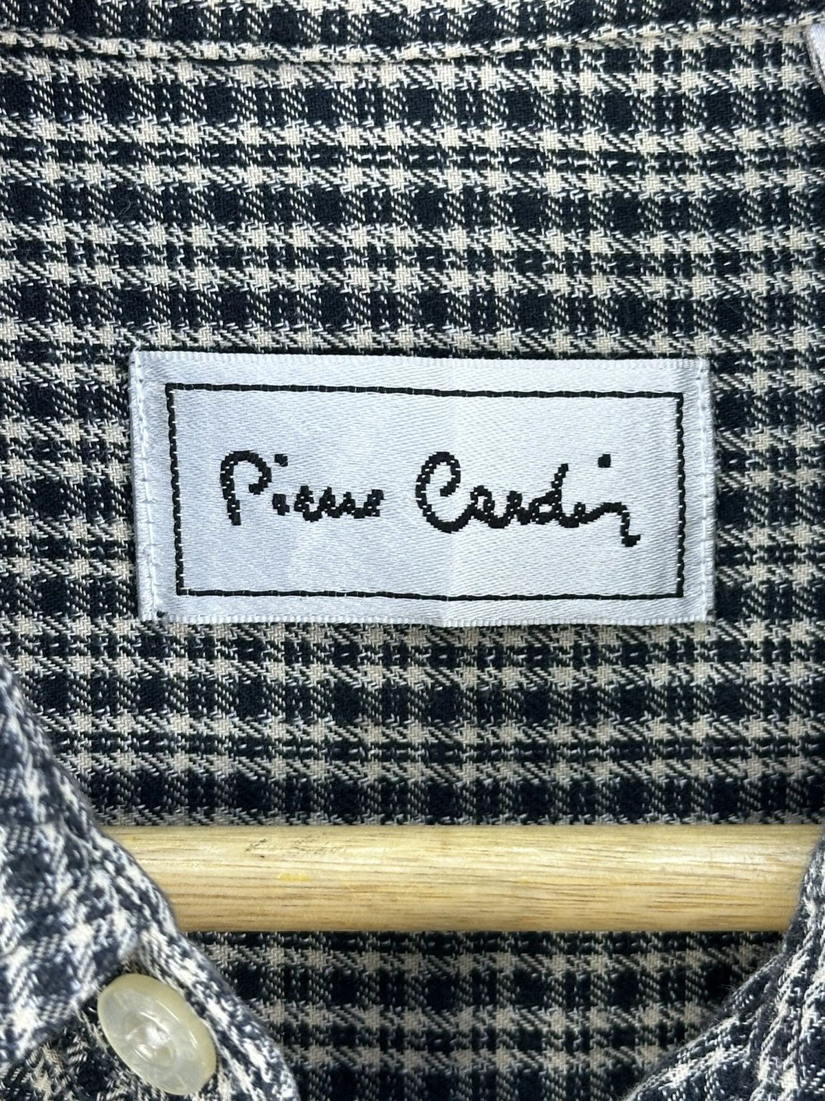 Pierre Cardin Pierre Cardin Mini Plaid Check Flannel Shirt Size US L / EU 52-54 / 3 - 13 Thumbnail