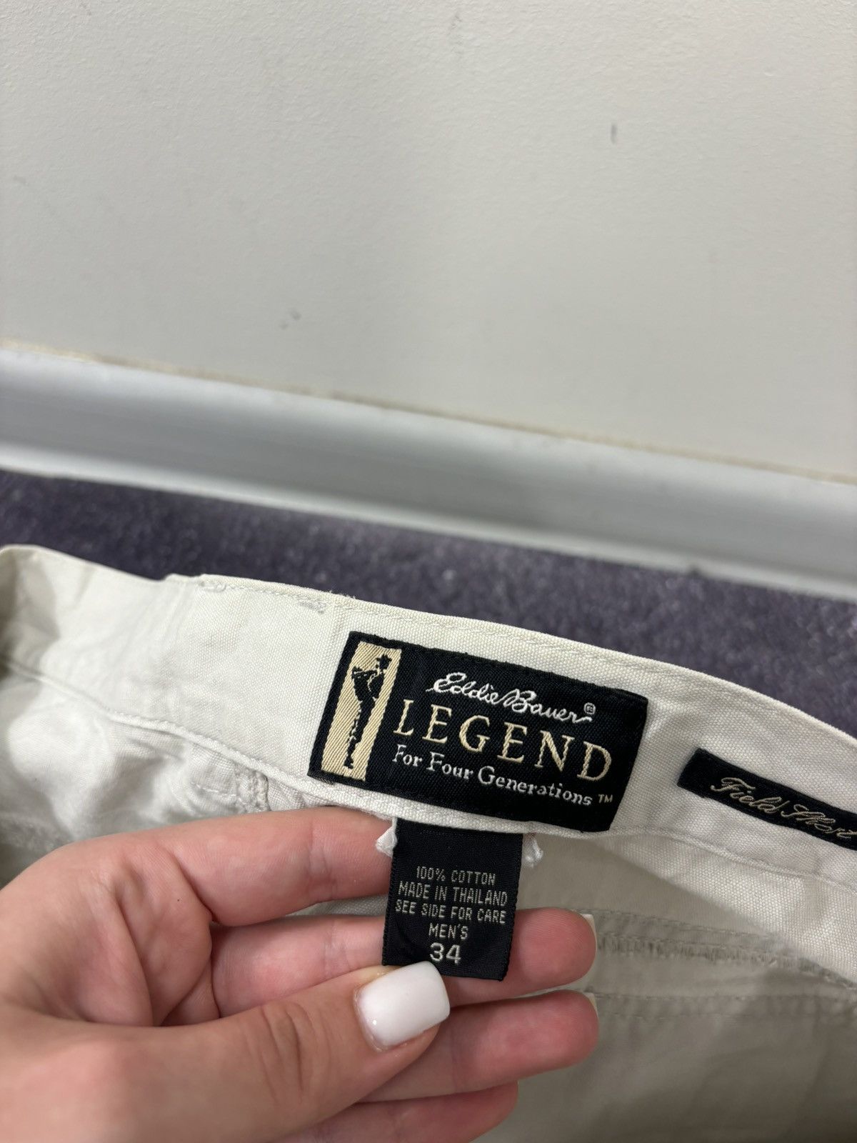 Eddie Bauer Vintage Eddie Bauer Legend Beige Utility Field Cargo Shorts Size US 34 / EU 50 - 11 Thumbnail