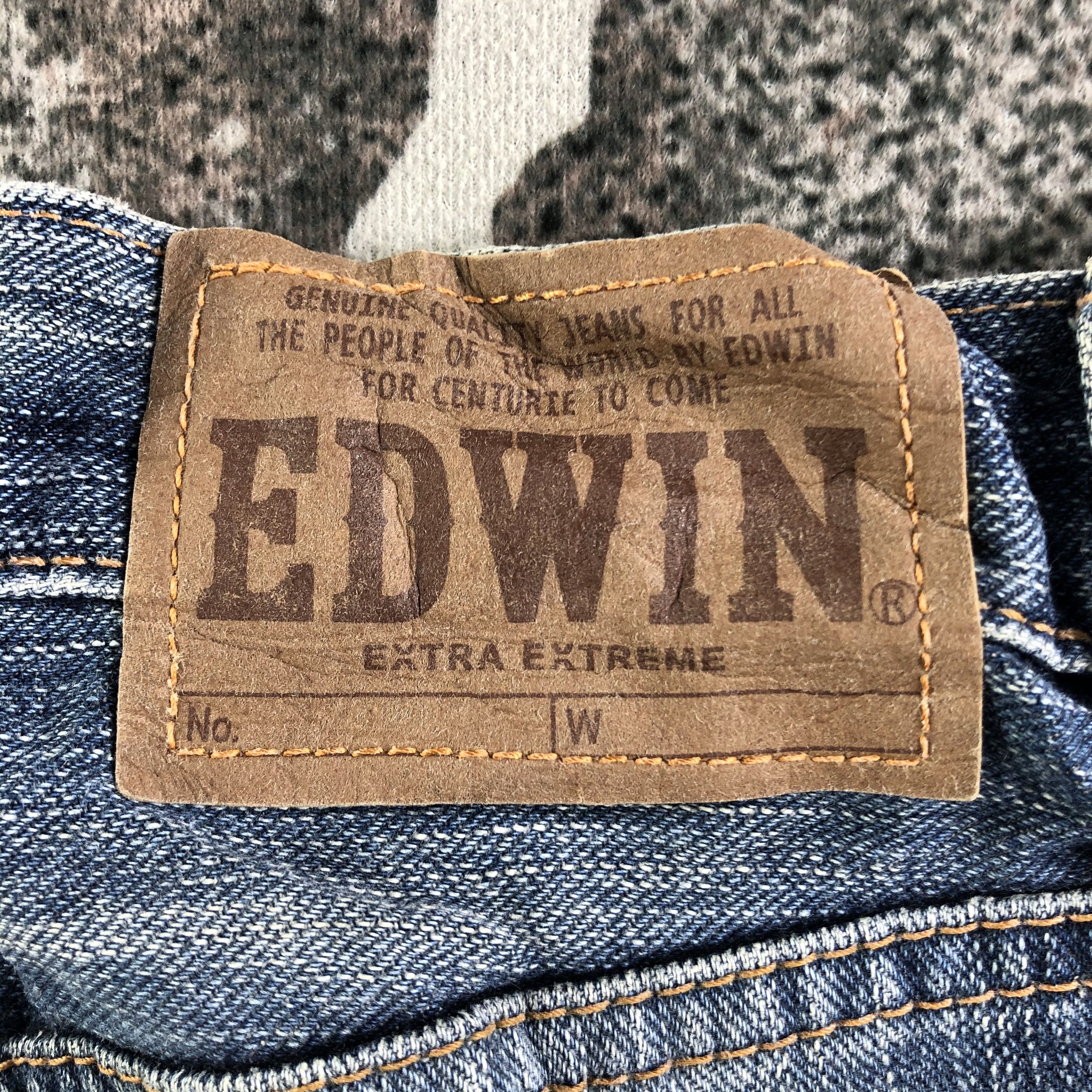 Edwin Vintage Edwin Jeans Patchwork Denim KJ3094 Size US 30 / EU 46 - 5 Thumbnail
