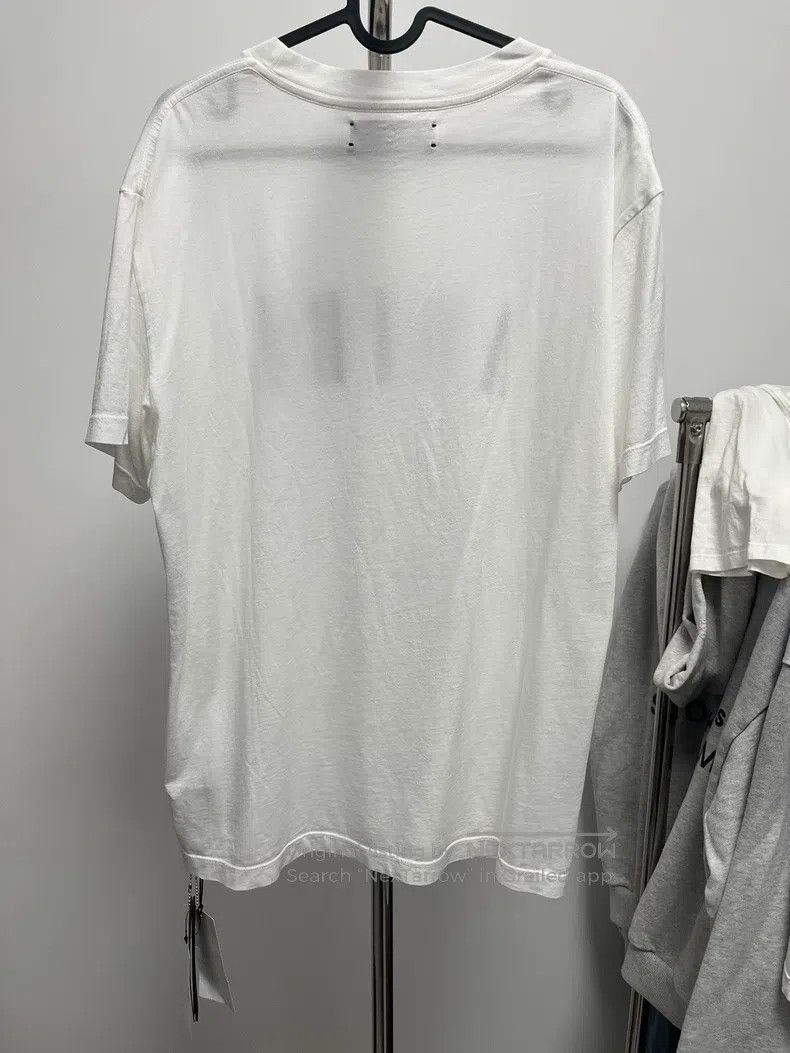 Amiri Amiri Size M White logo logo slogan short sleeve T-shirt Size US M / EU 48-50 / 2 - 2 Thumbnail
