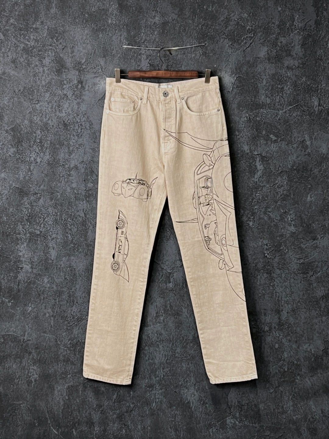 Lanvin Lanvin Khaki Jeans 29*1 Size 29" - 1 Thumbnail