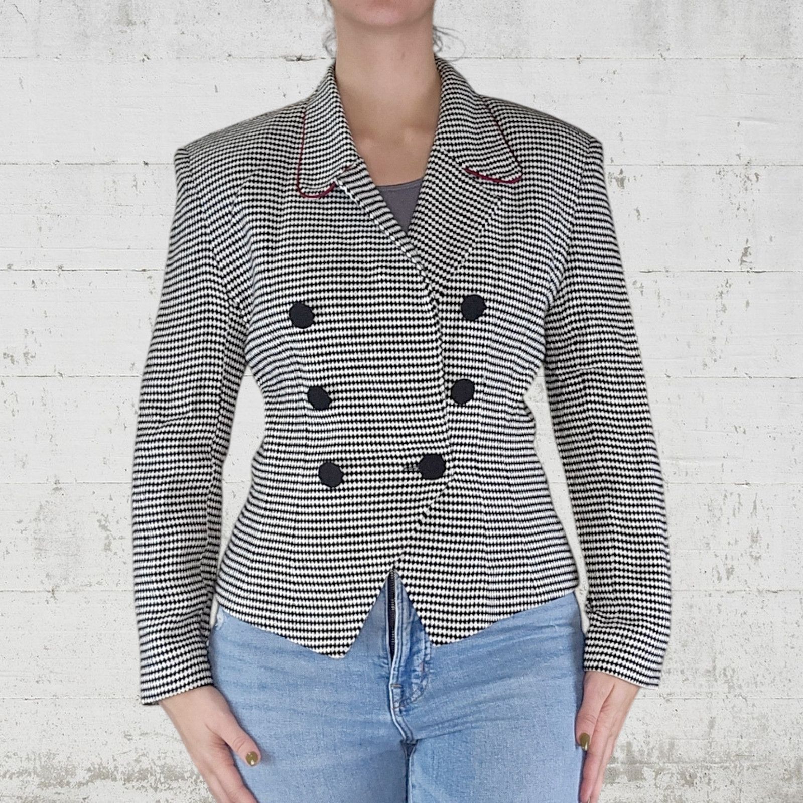 Ann Taylor Vintage Double Breasted USA Made Blazer Size 8 Size M / US 6-8 / IT 42-44 - 3 Thumbnail