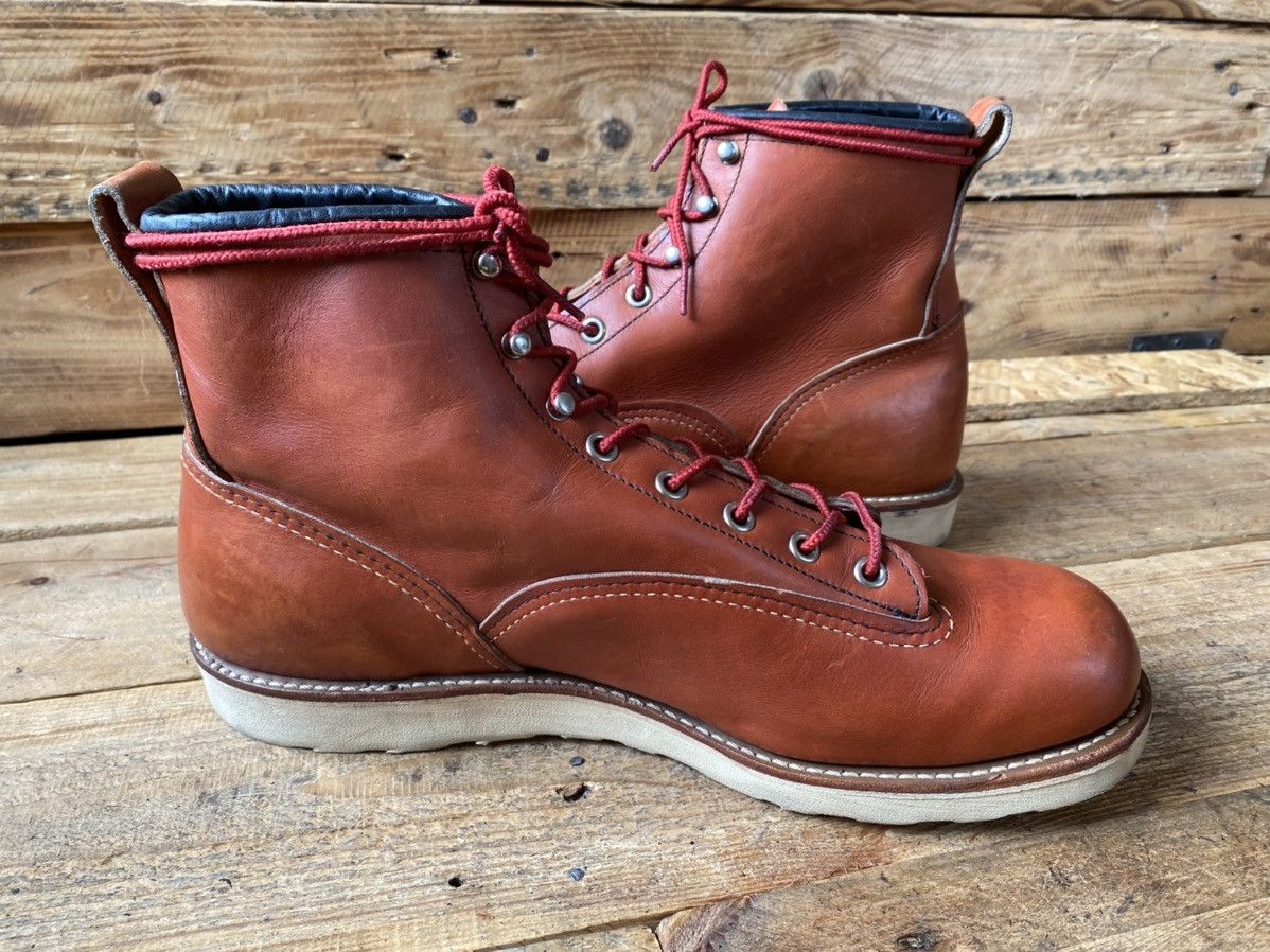 Red Wing Redwing lineman ,oro russet ,round monkey boots Us 10D uk 9 Size US 10 / EU 43 - 13 Thumbnail