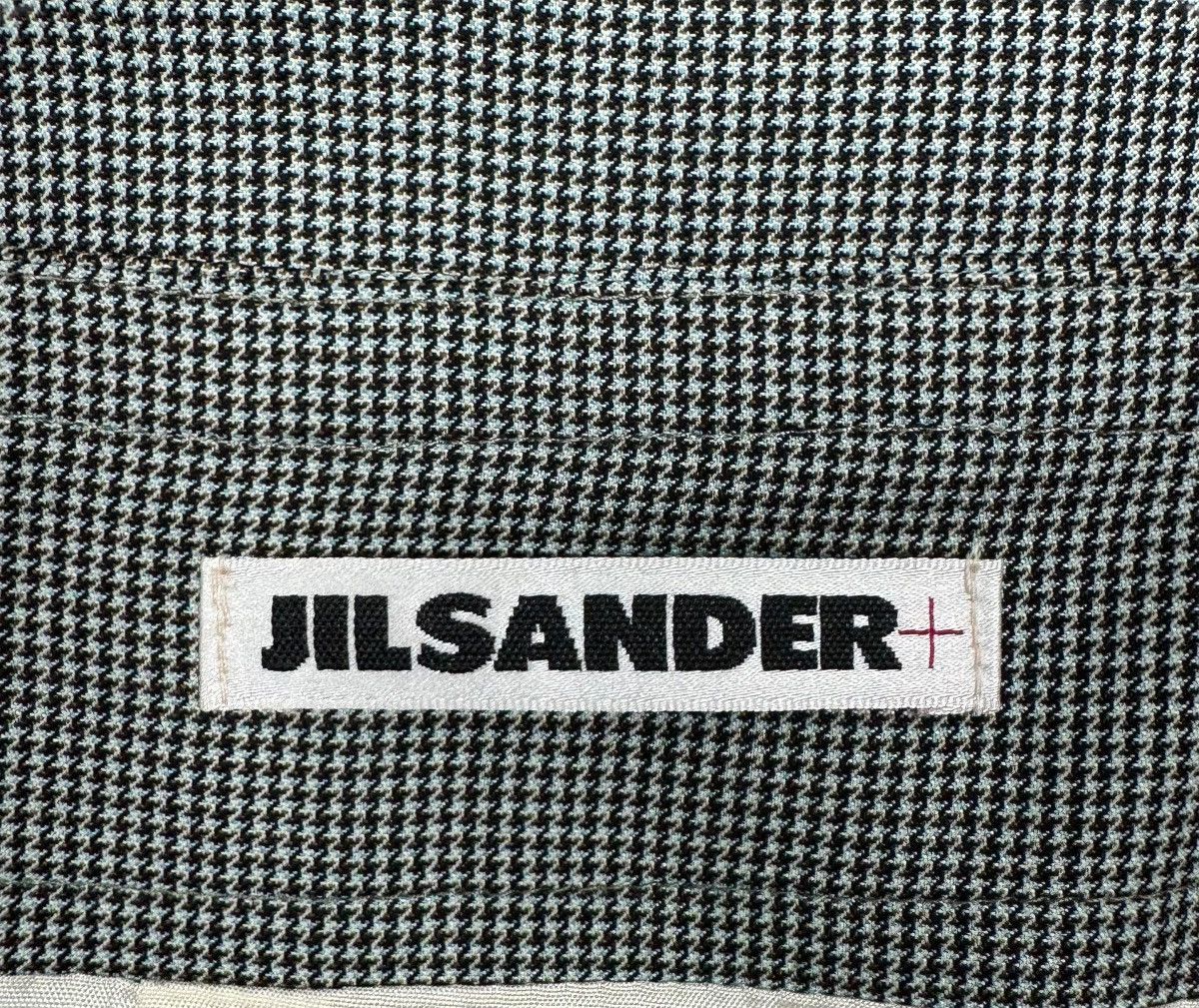 Jil Sander Jil Sander Vintage Pencil Skirt Wool-Silk Glencheck DE40 Size 32" / US 10 / IT 46 - 11 Thumbnail