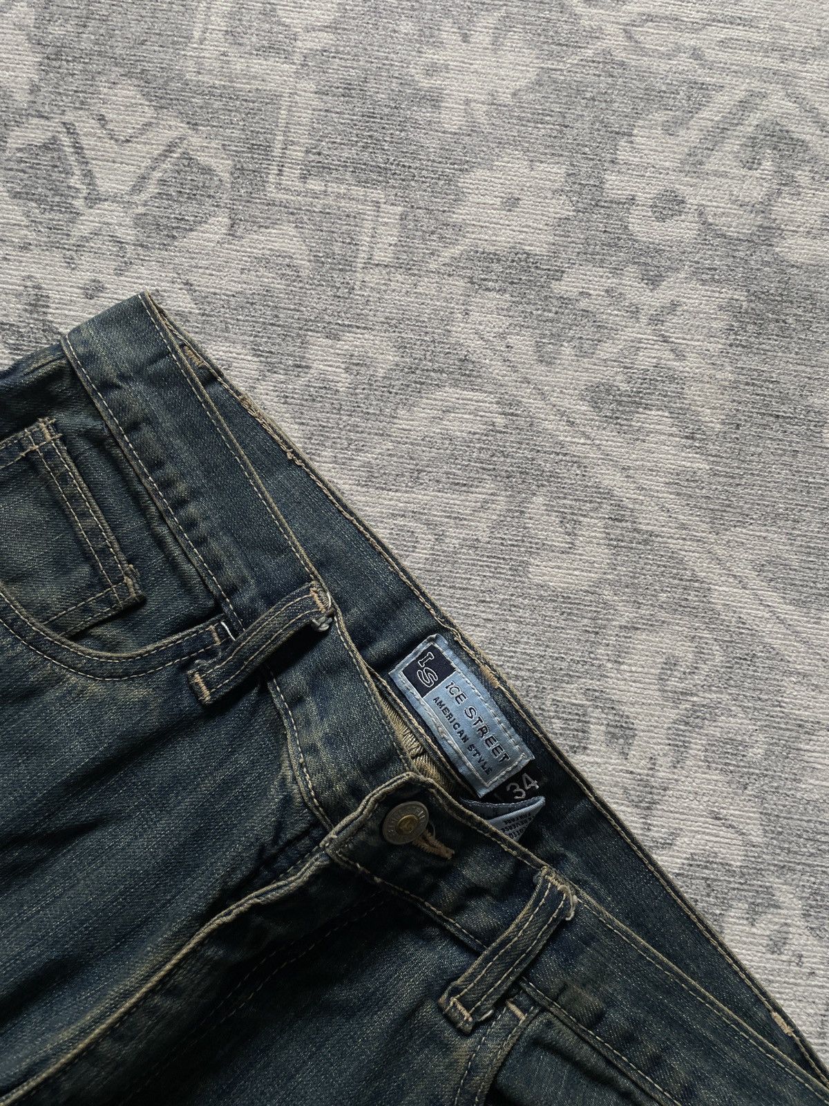 Vintage Vintage Faded Jeans Flared Mud Washed Baggy Japanese Y2K Wid Size US 32 / EU 48 - 12 Thumbnail