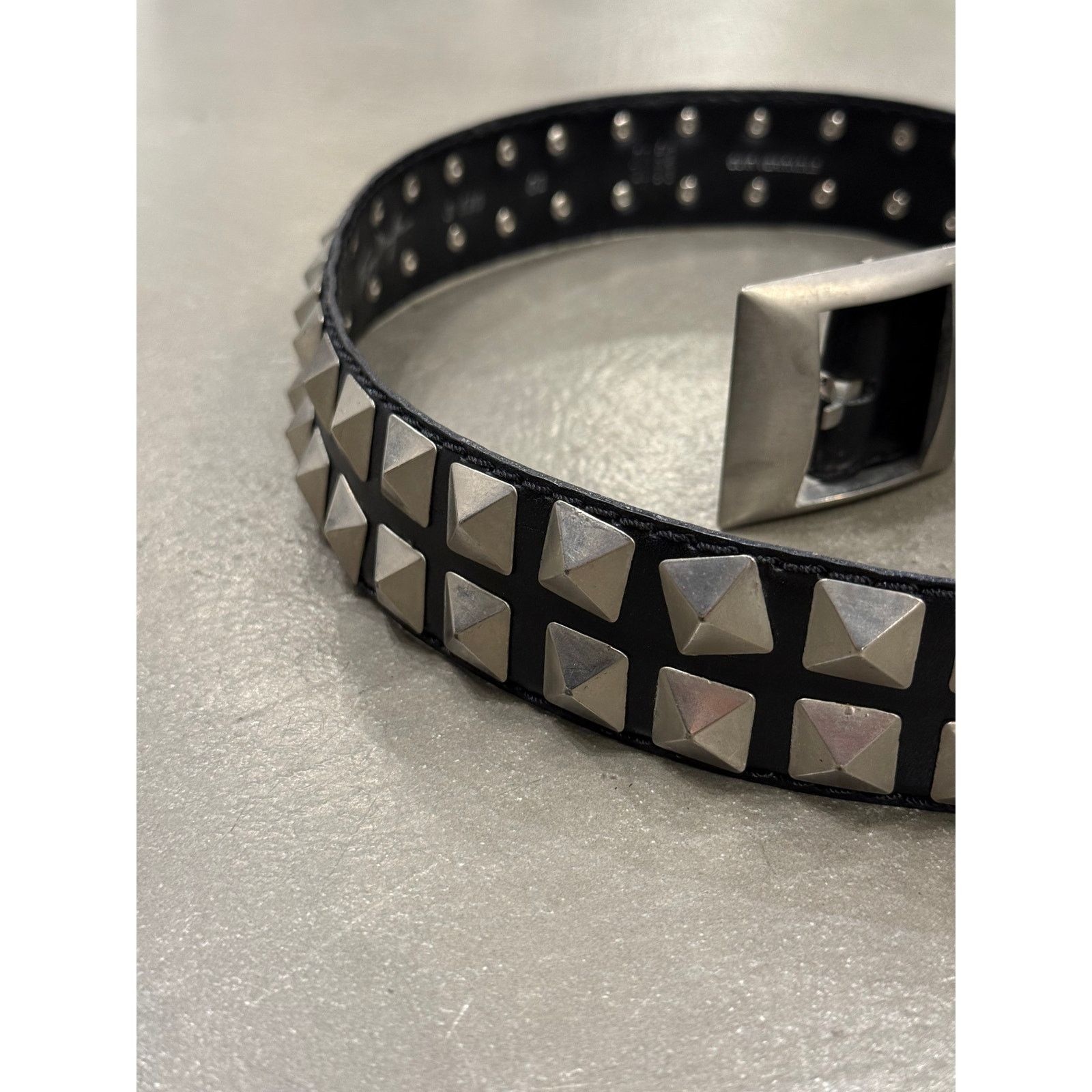 Thierry Mugler 2000s Thierry Mugler studded leather belt Size ONE SIZE - 2 Thumbnail