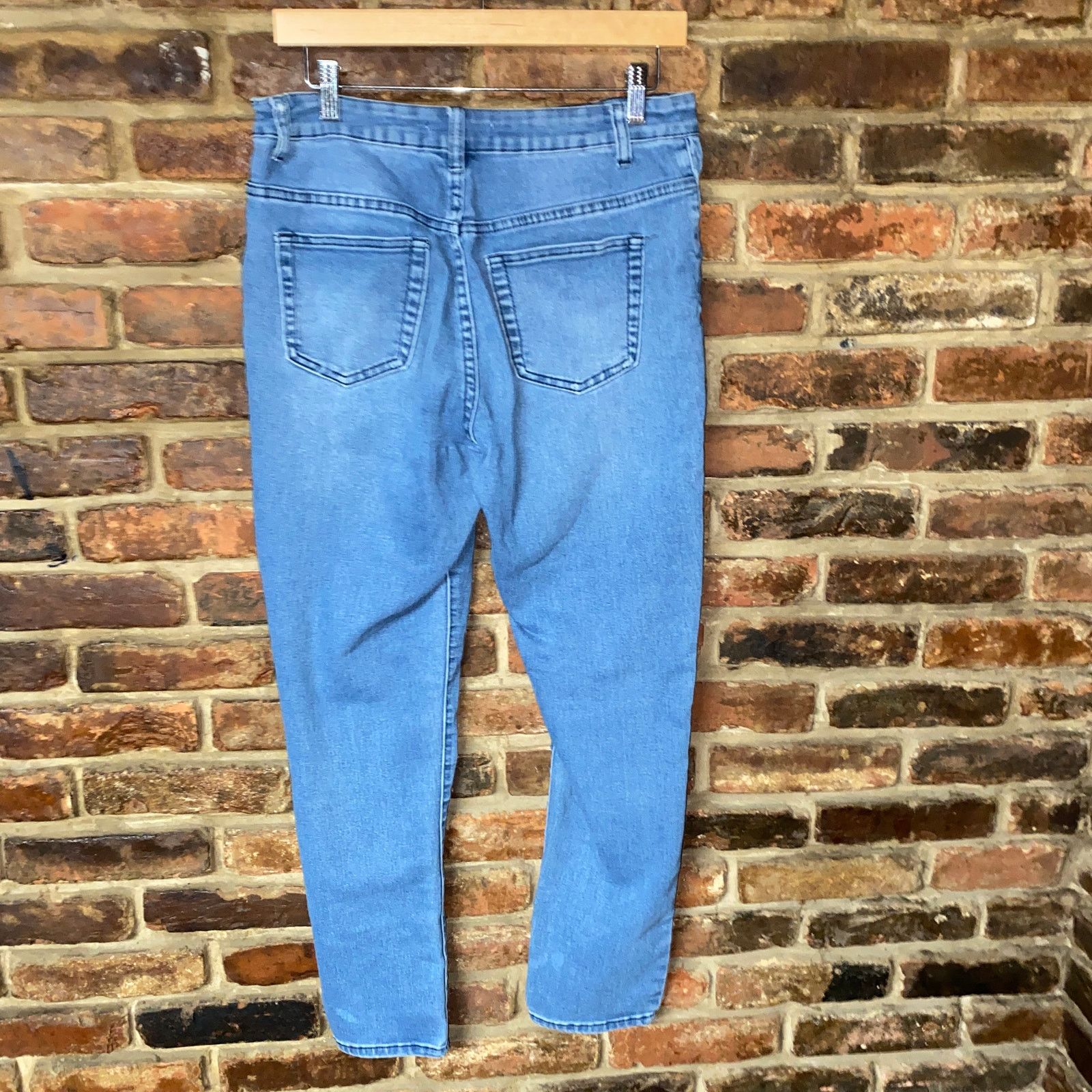 Other Amanda Paige Faded Medium Wash Blue Denim Skinny Fit Jeans 8 Size 30" / US 8 / IT 44 - 5 Thumbnail