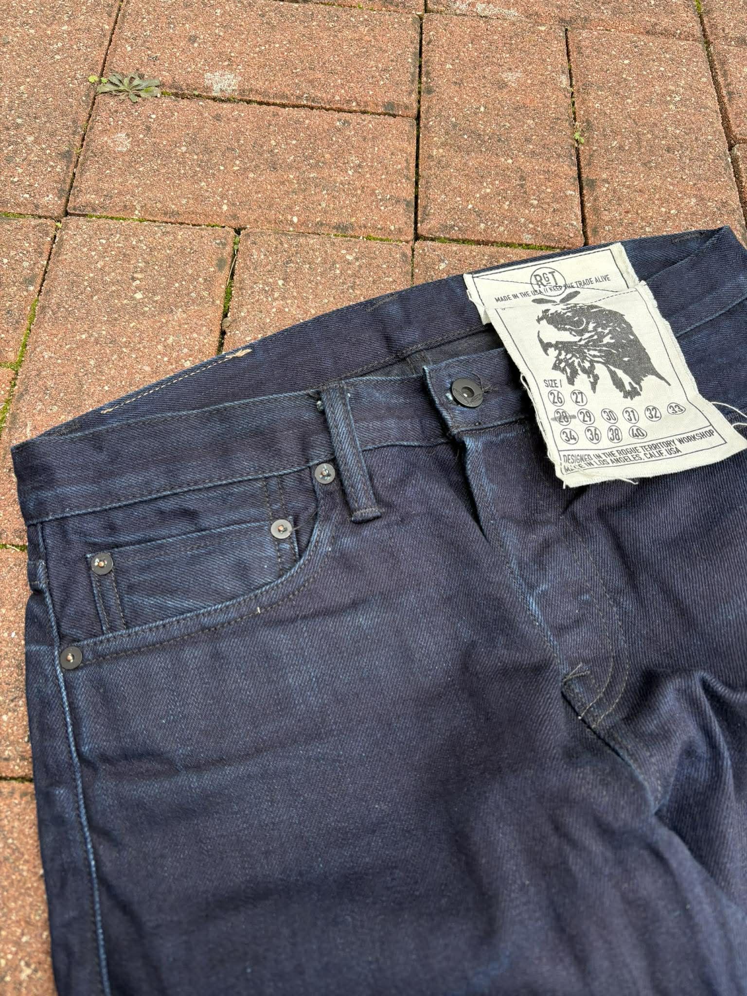 Rogue Territory Rogue Territory Signature Six Pocket Selvedge Raw Denim Size US 28 / EU 44 - 9 Thumbnail