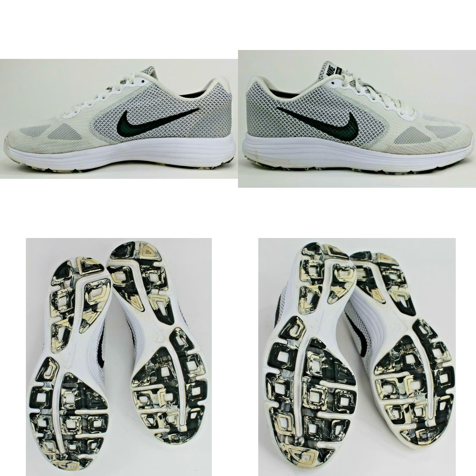 Nike Nike Revolution 3 Running Shoe Women 9.5 White Black Wolf Grey Low Top 819303 Size L / US 10 / IT 46 - 10 Thumbnail