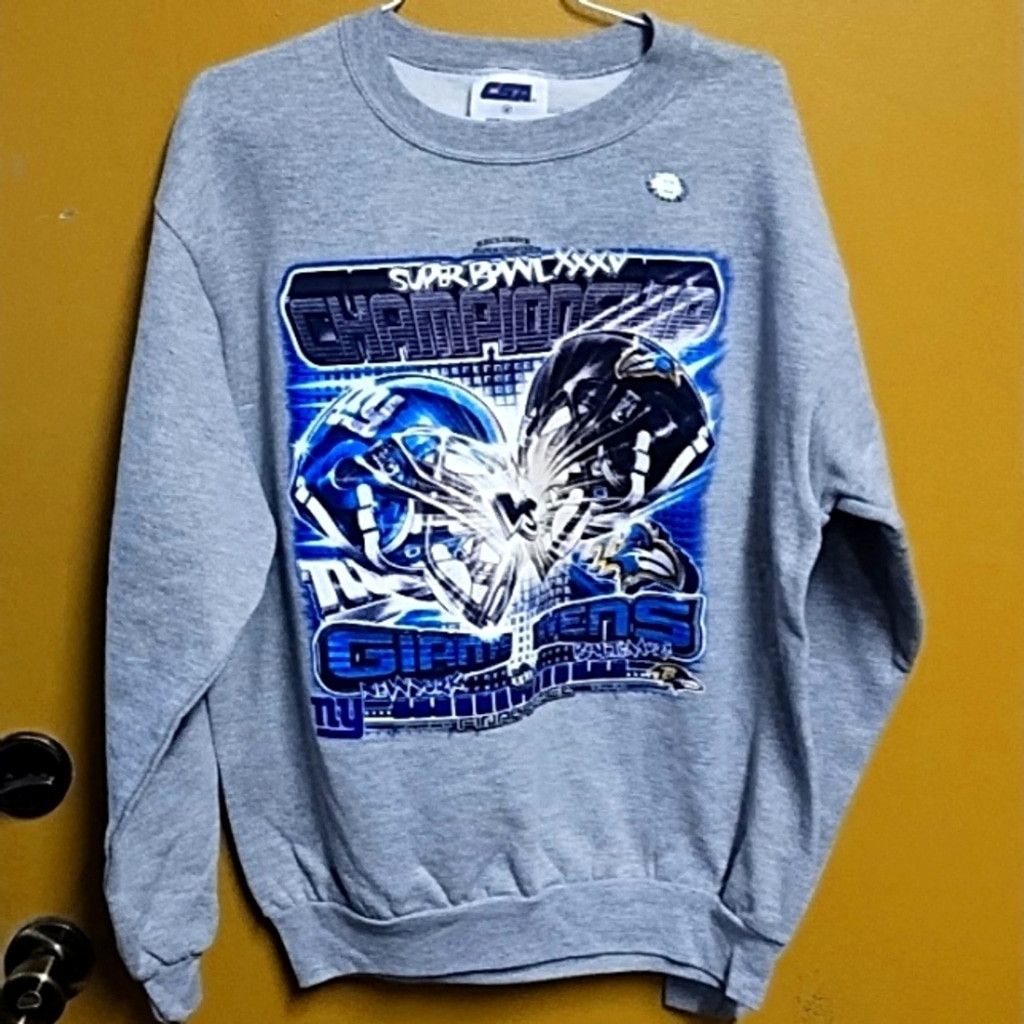 NFL New York vs Baltimore Championship sweatshirt NWT Size US M / EU 48-50 / 2 - 1 Thumbnail