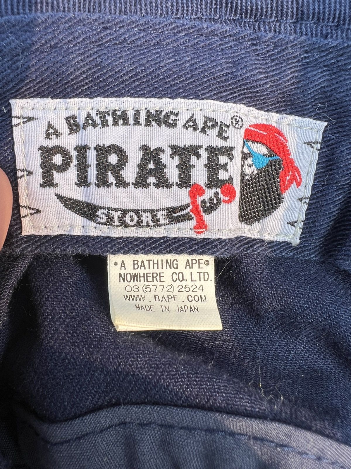 Bape BAPE Pirate Navy Bucket Hat Size ONE SIZE - 6 Thumbnail