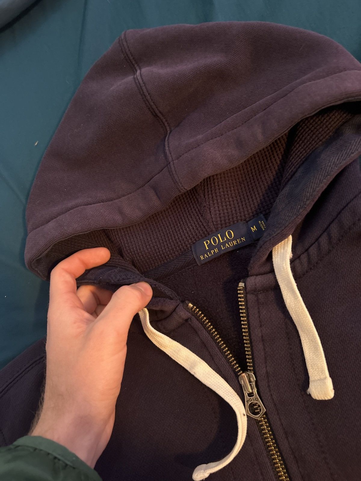 Polo Ralph Lauren × Vintage Blue polo hoodie Size US M / EU 48-50 / 2 - 1 Thumbnail