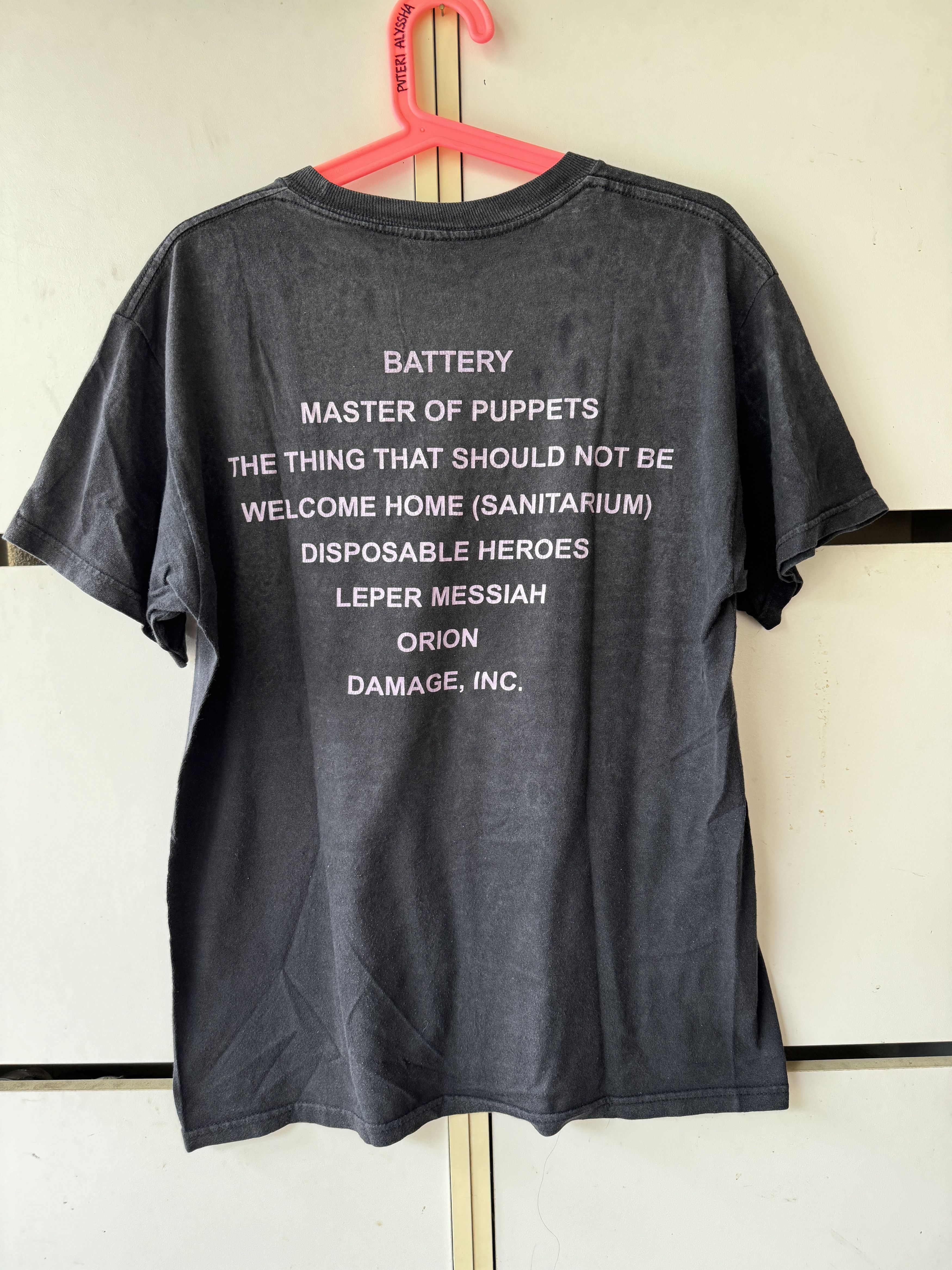 Band Tees × Metallica VINTAGE METALLICA 'MASTER OF PUPPET' ROCK TEE Size US M / EU 48-50 / 2 - 2 Thumbnail